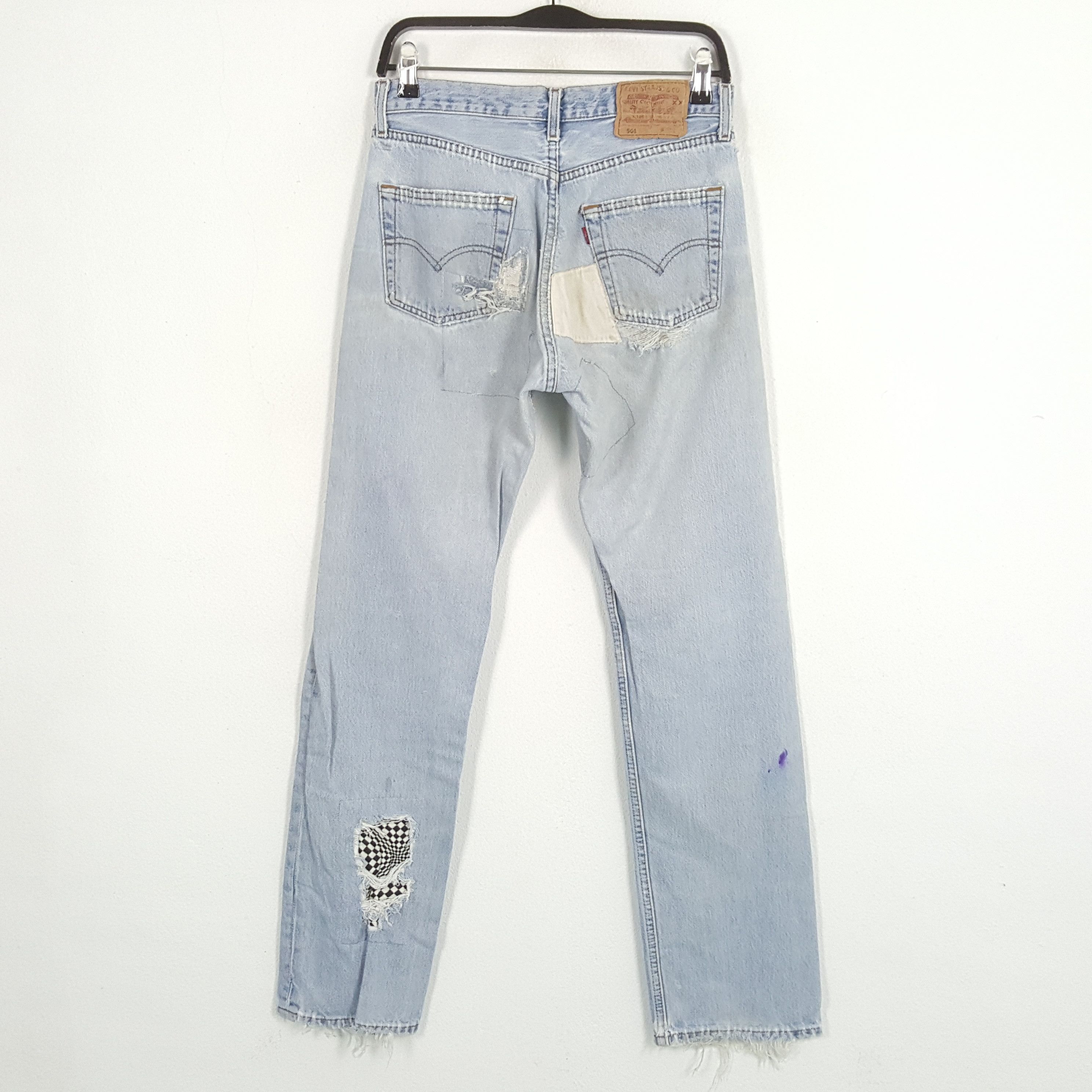Levi's × Vintage LEVI'S Streetwear Style Distressed Jeans Size US 28 / EU 44 - 4 Thumbnail