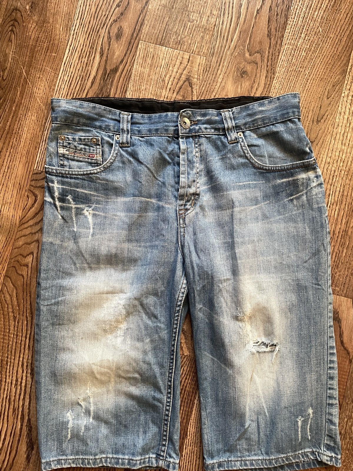 Diesel Diesel vintage Shorts Big logo Oldmoney style Streetwear y2k Size US 33 - 5 Thumbnail