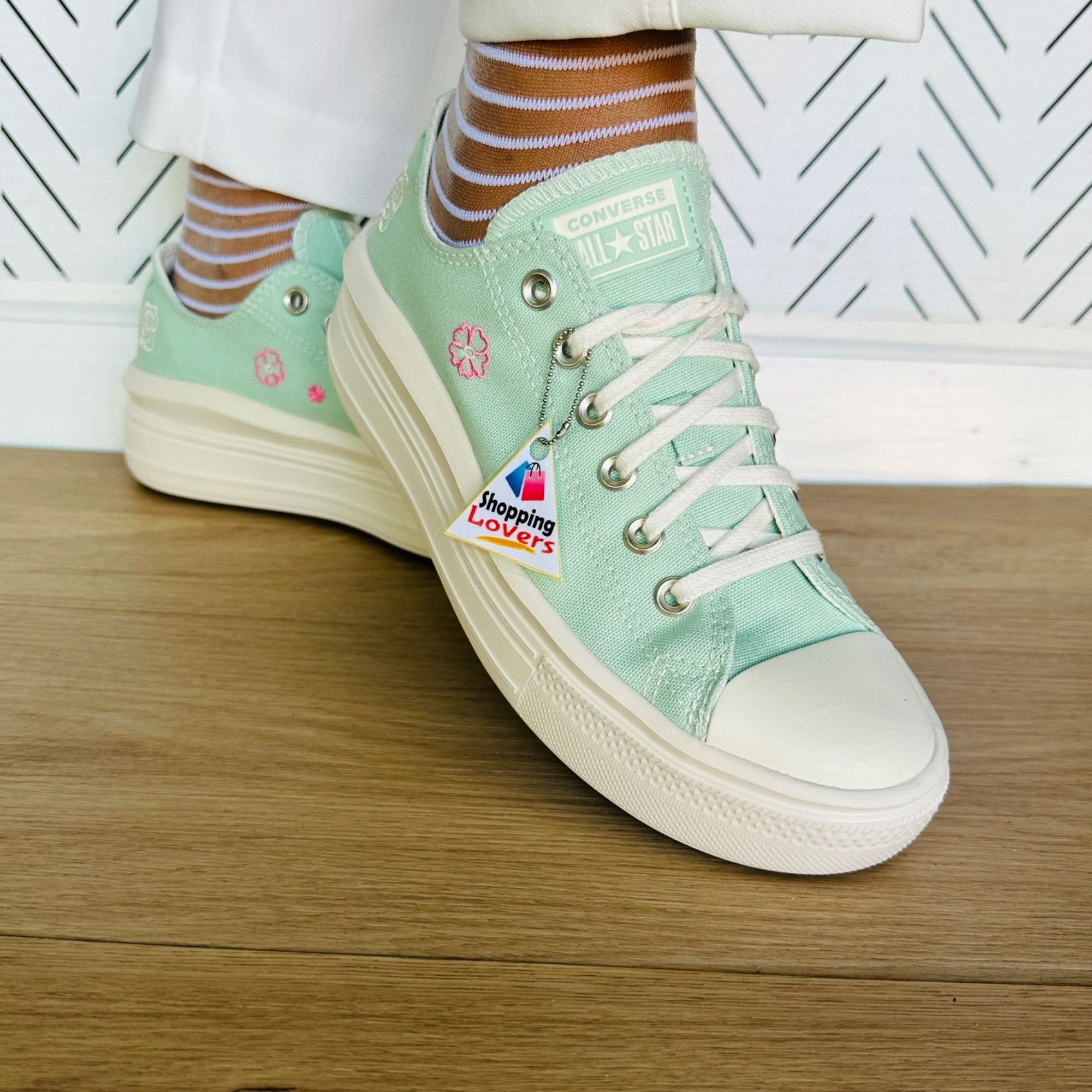 Converse ❤️Converse Chuck Taylor All Star Move Platform Sz 7.5 Women' Size US 7.5 / IT 37.5 - 4 Thumbnail