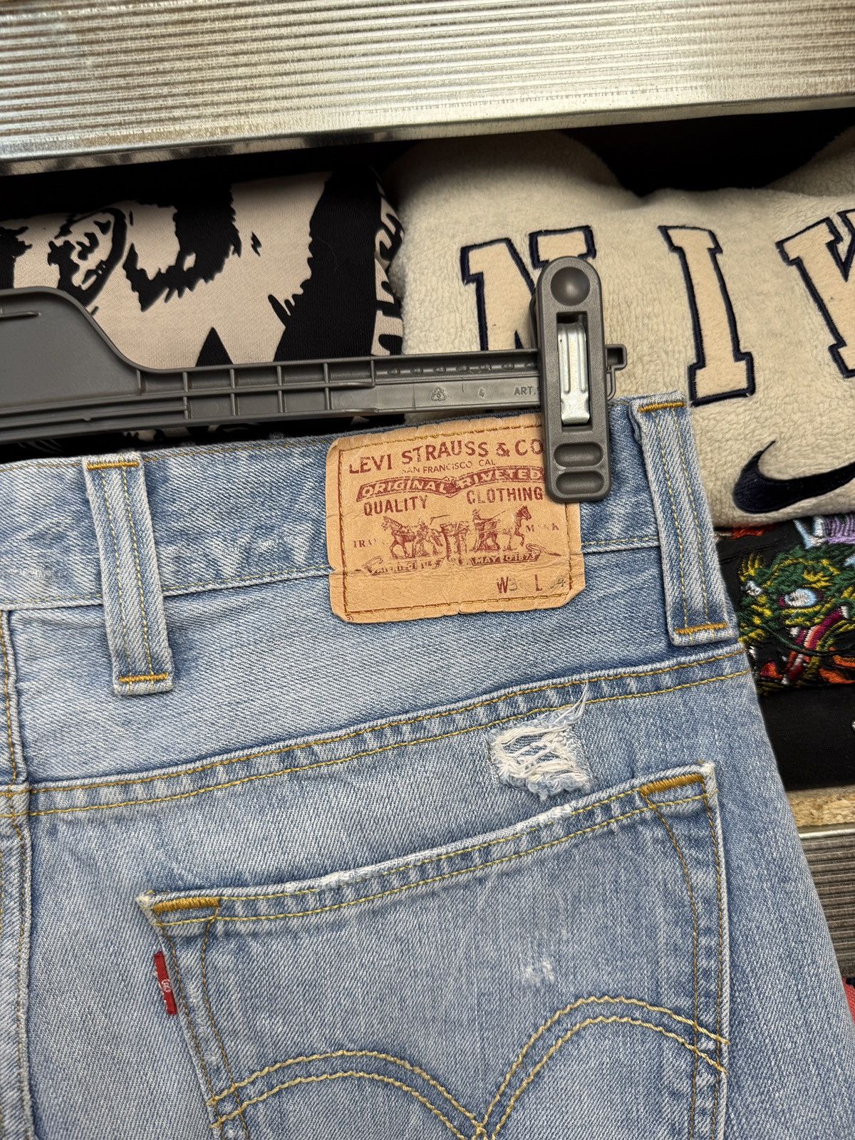 Levi's Levi's 506 Jeans 34 00s Regular Fit Straight Acid Wash Size US 34 / EU 50 - 10 Thumbnail