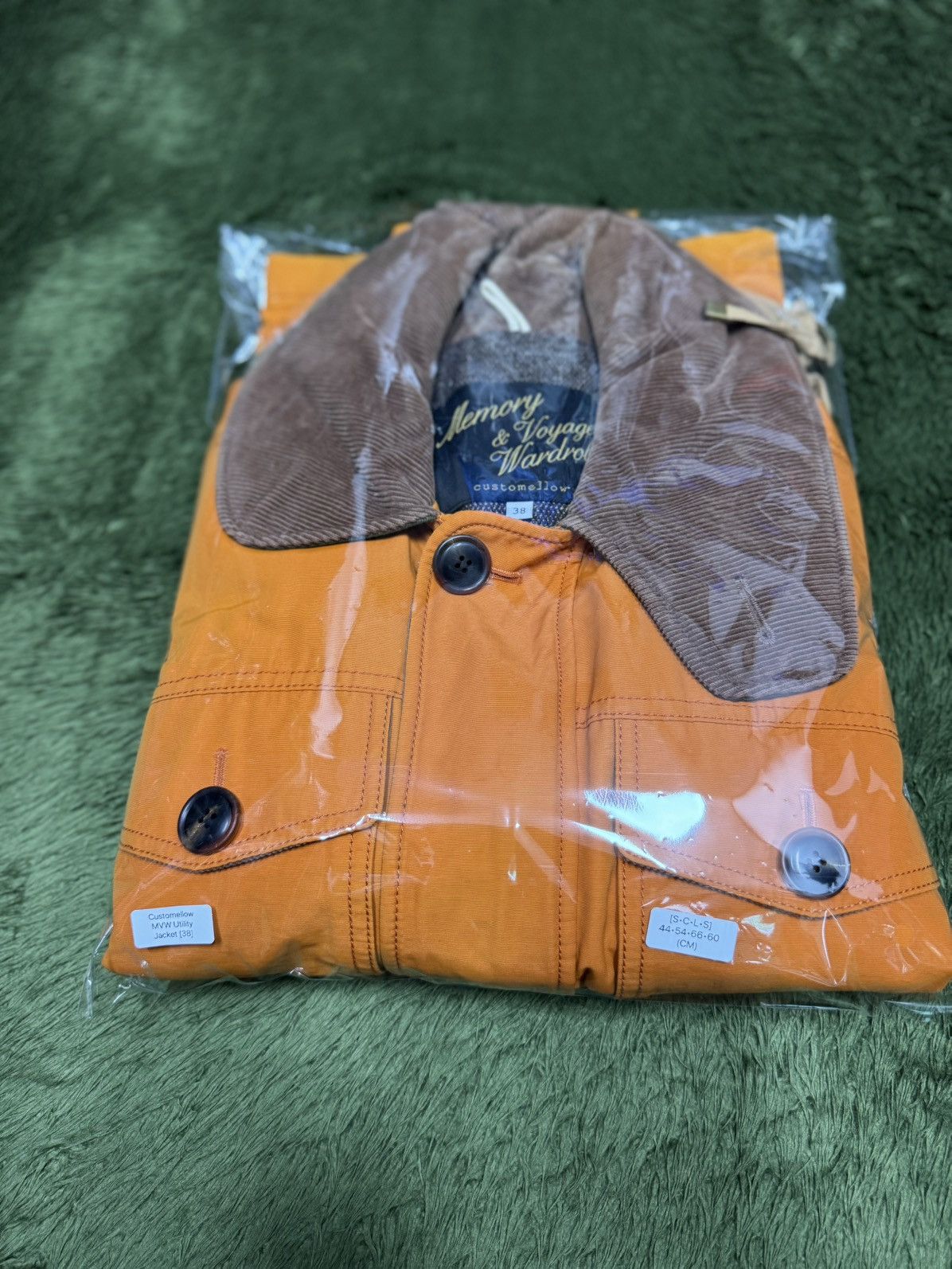 Japanese Brand [38] Customellow MVW Corduroy Collar Hunting Jacket Orange Size US M / EU 48-50 / 2 - 15 Thumbnail
