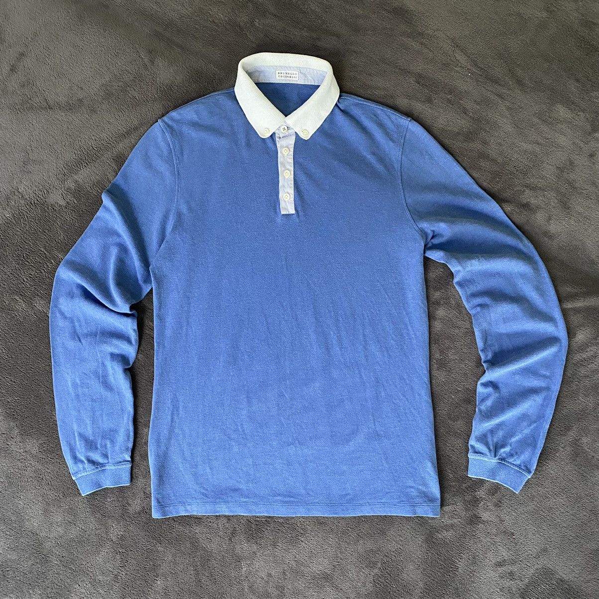 image of Brunello Cucinelli Sweatshirt in Blue, Men's (Size Small)