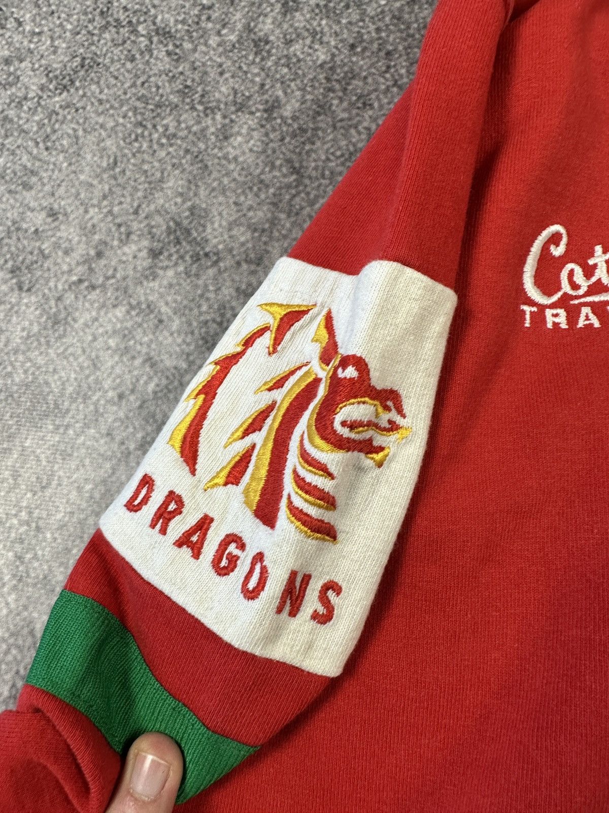 Cotton Traders Vintage Cotton Traders Wales Logo Rugby Jersey Streetwear L Size US M / EU 48-50 / 2 - 4 Thumbnail