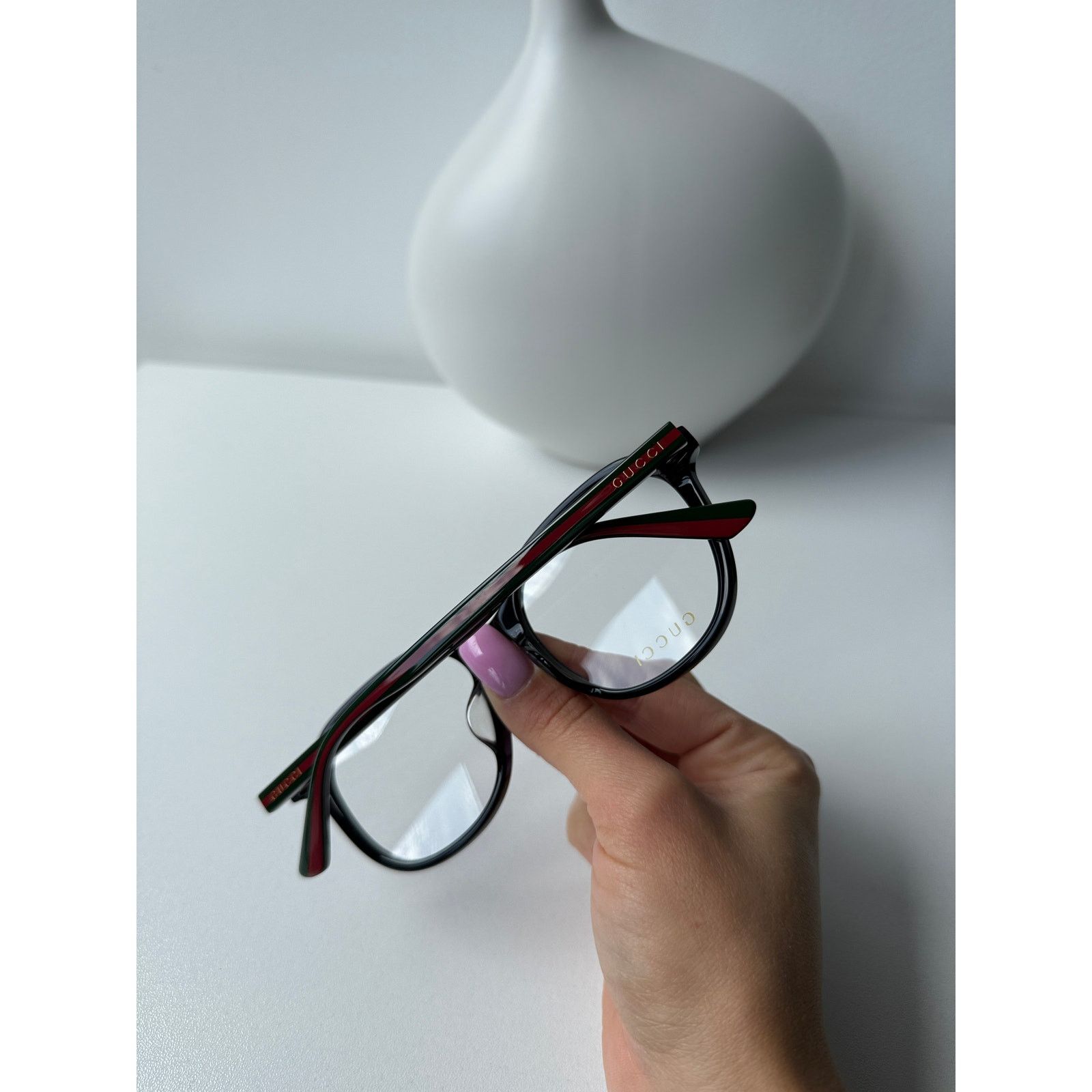 Gucci NEW Gucci GG0932OA Black Round Unisex Eyeglasses Frames Size ONE SIZE - 10 Thumbnail