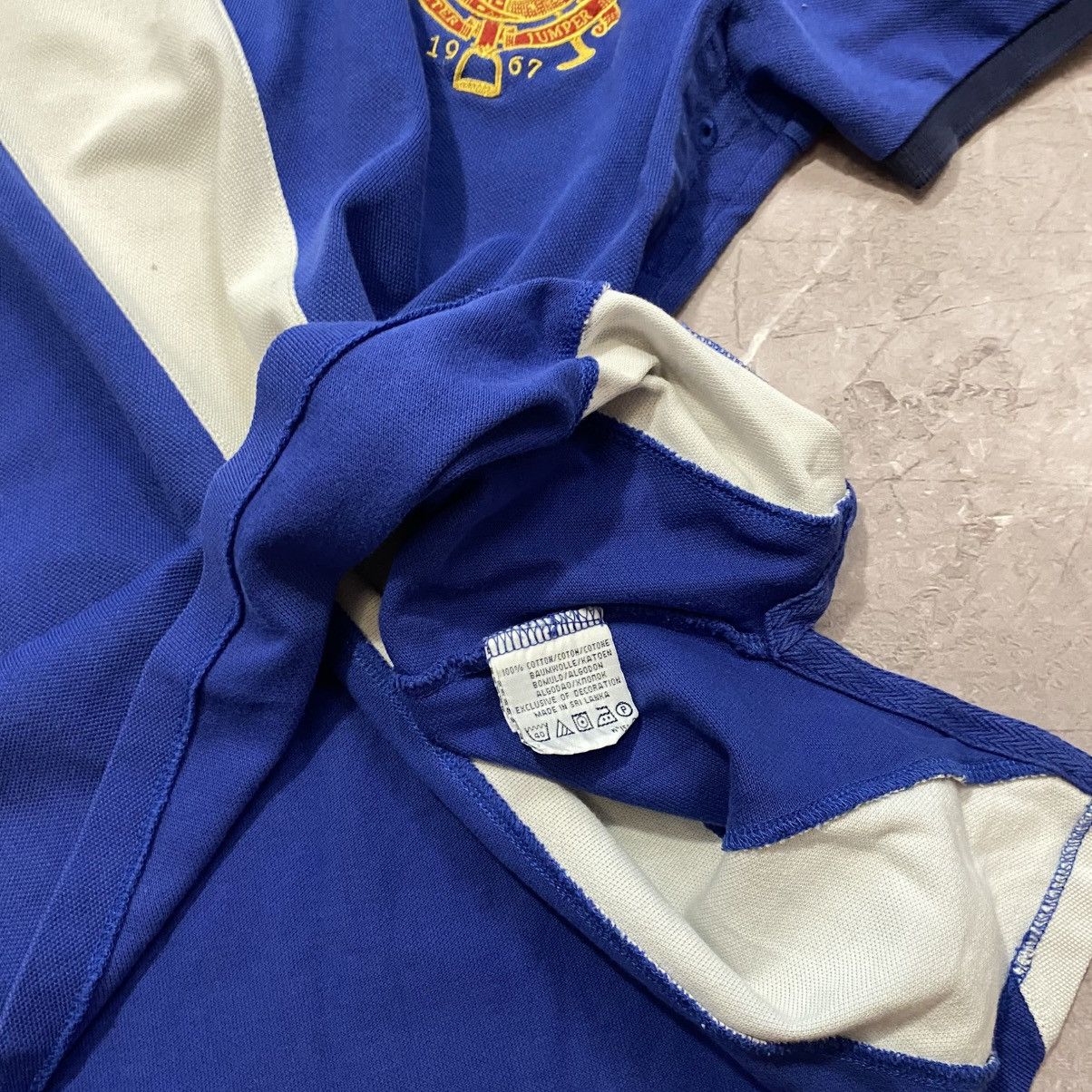 Polo Ralph Lauren VINTAGE POLO RALPH LAURENT RUGBY TEE BIG LOGO 00s Size US M / EU 48-50 / 2 - 11 Thumbnail