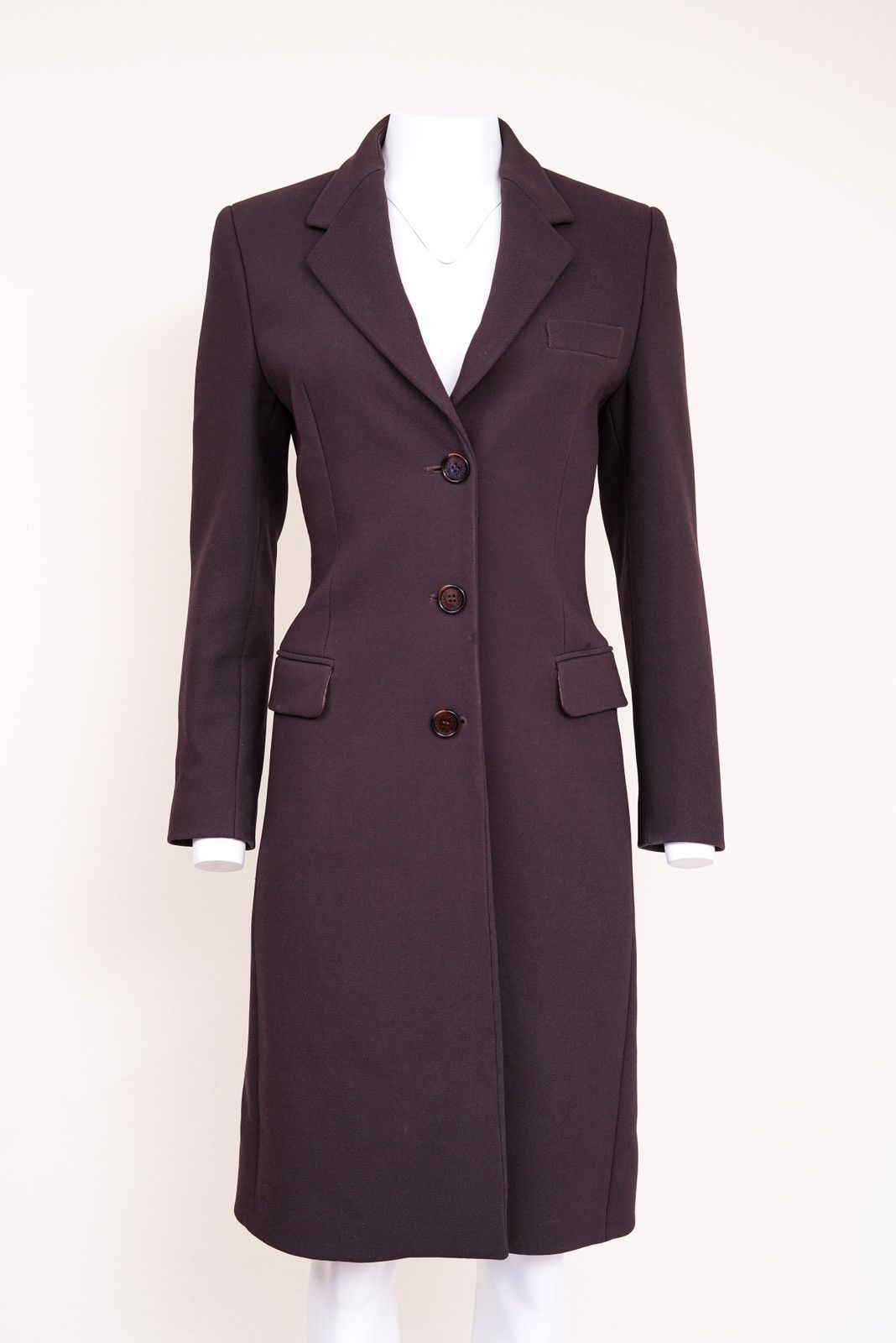 Dolce & Gabbana Dolce & Gabbana 1990s Single-Breasted Brown Coat Size S / US 4 / IT 40 - 2 Thumbnail
