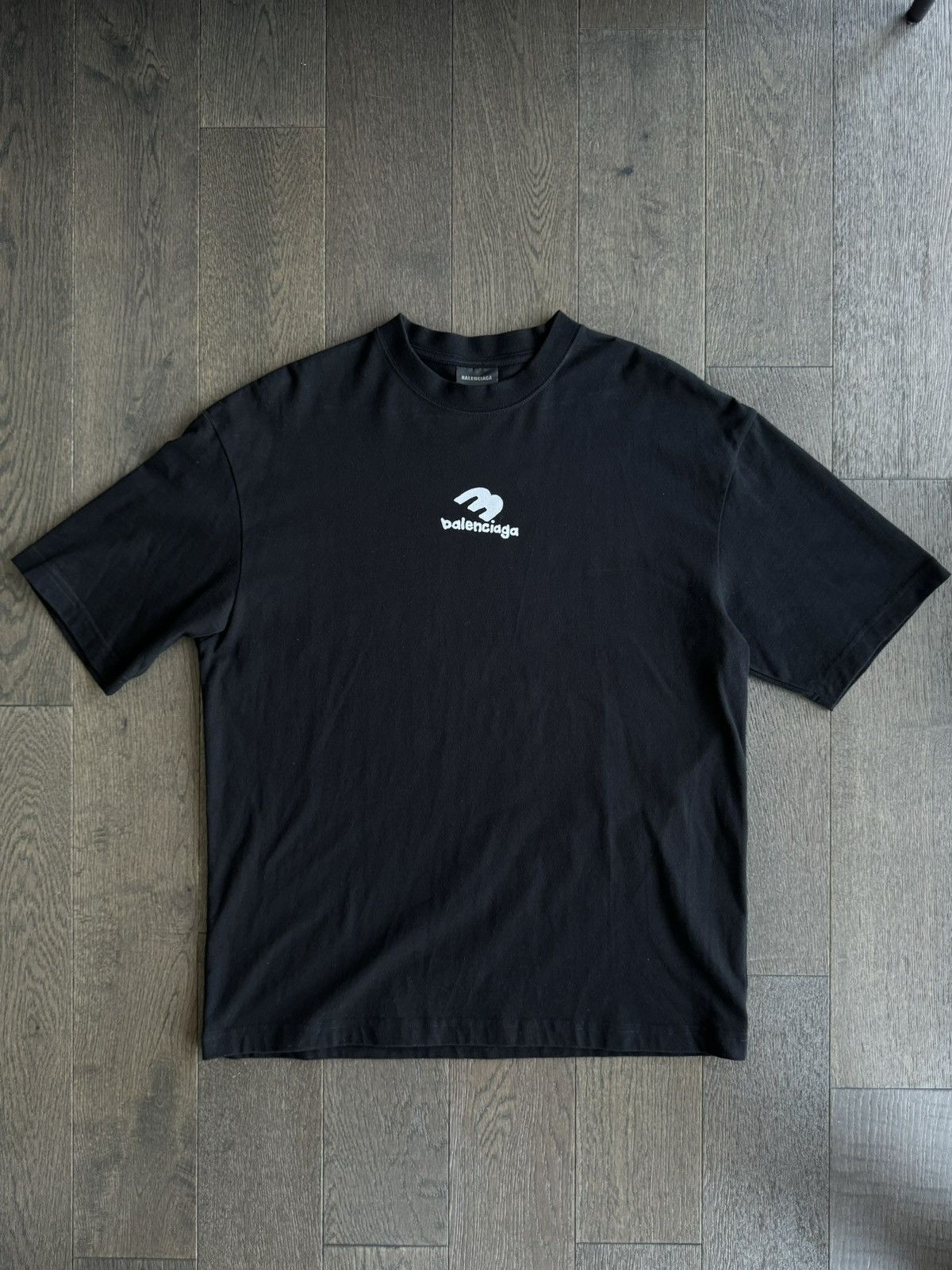 Balenciaga Balenciaga Doodle Logo T-shirt Size US S / EU 44-46 / 1 - 1 Thumbnail