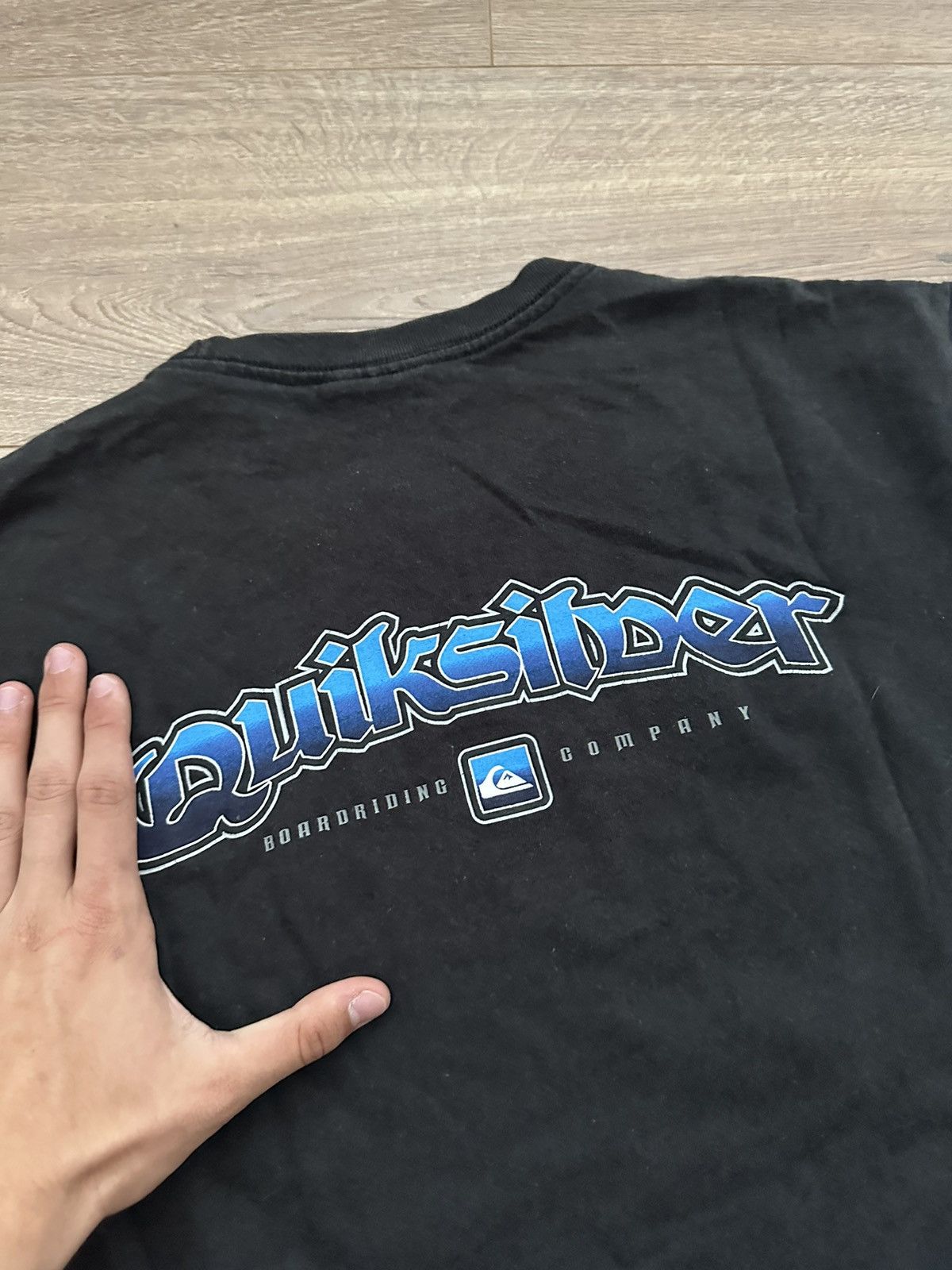 Quiksilver 🔥VINTAGE QUIKSILVER FADED BIG BACK LOGO SURF T-SHIRT🔥 Size US M / EU 48-50 / 2 - 2 Thumbnail