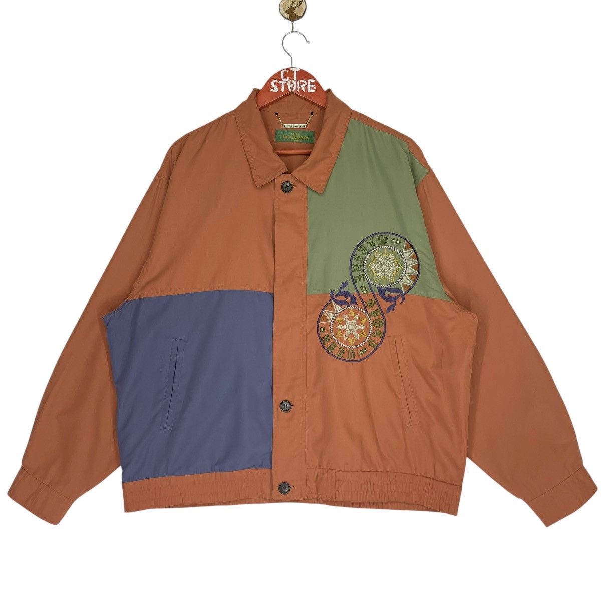 RENOWN × Vintage Vtg Seve Ballesteros Marine Shore Jacket Orange Size L Size US L / EU 52-54 / 3 - 1 Thumbnail