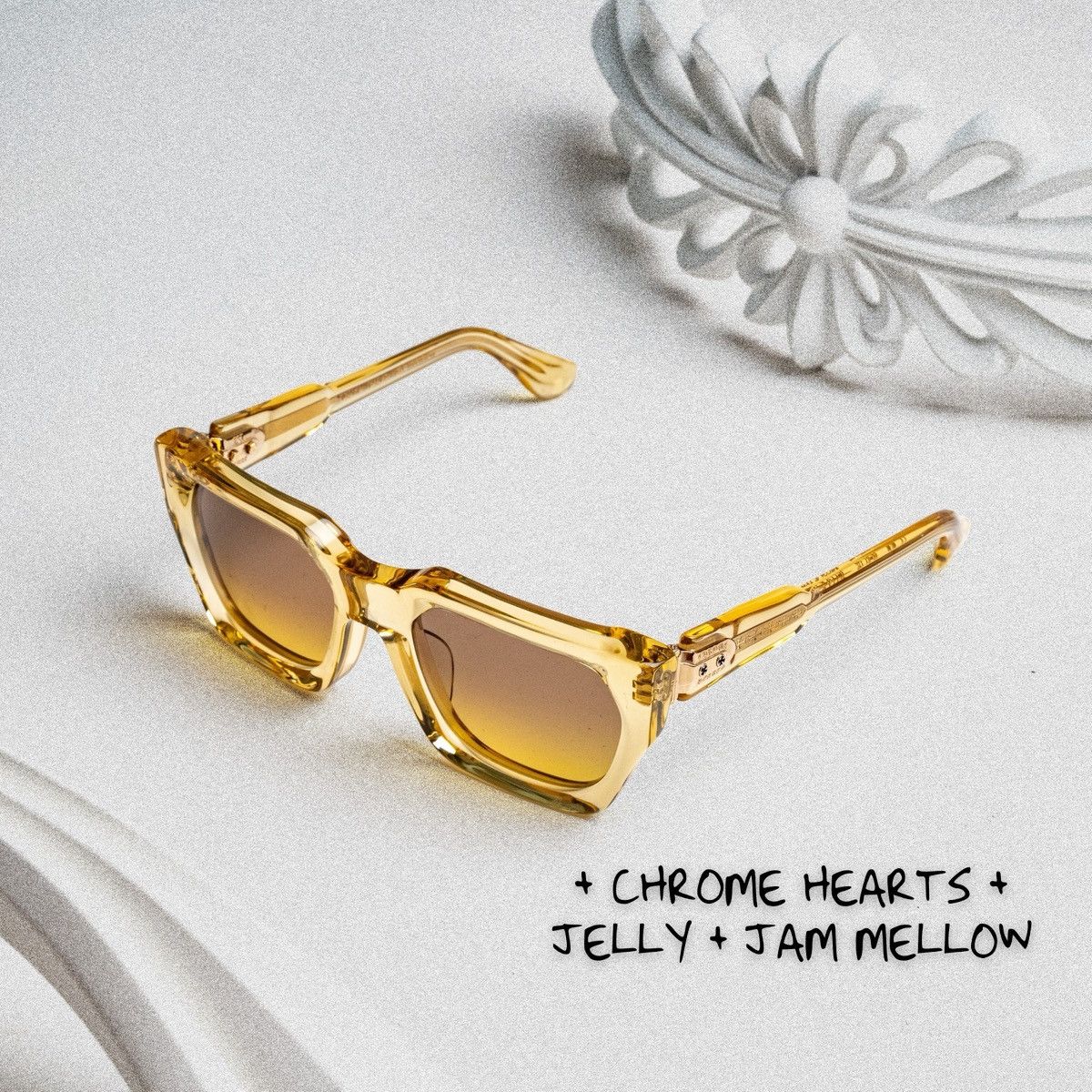 Chrome Hearts CHROME HEARTS JELLY & JAM MELLOW SUNGLASSES Size ONE SIZE - 1 Thumbnail