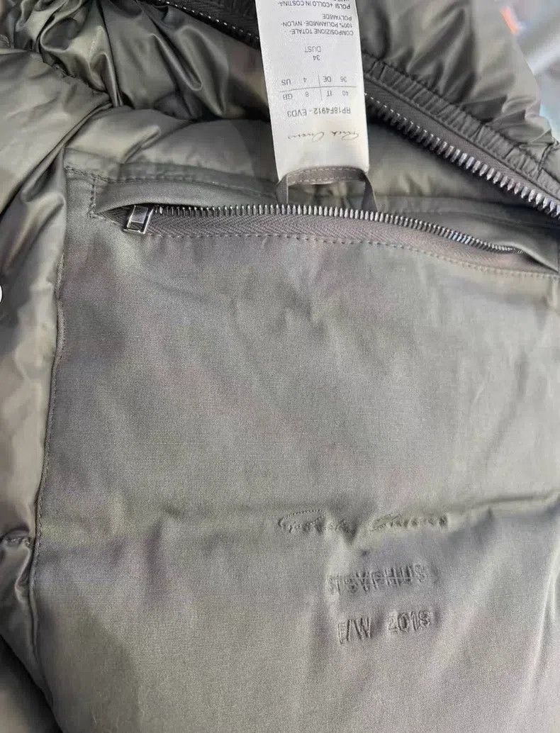 Rick Owens Rick Owens Solid Baseball Neck Loose Green Cotton Flight J Size US XL / EU 56 / 4 - 5 Thumbnail