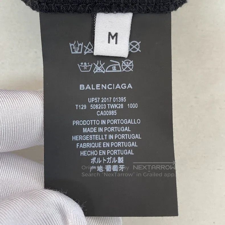 Balenciaga Balenciaga Letter Logo Black T-Shirt Size US M / EU 48-50 / 2 - 8 Thumbnail