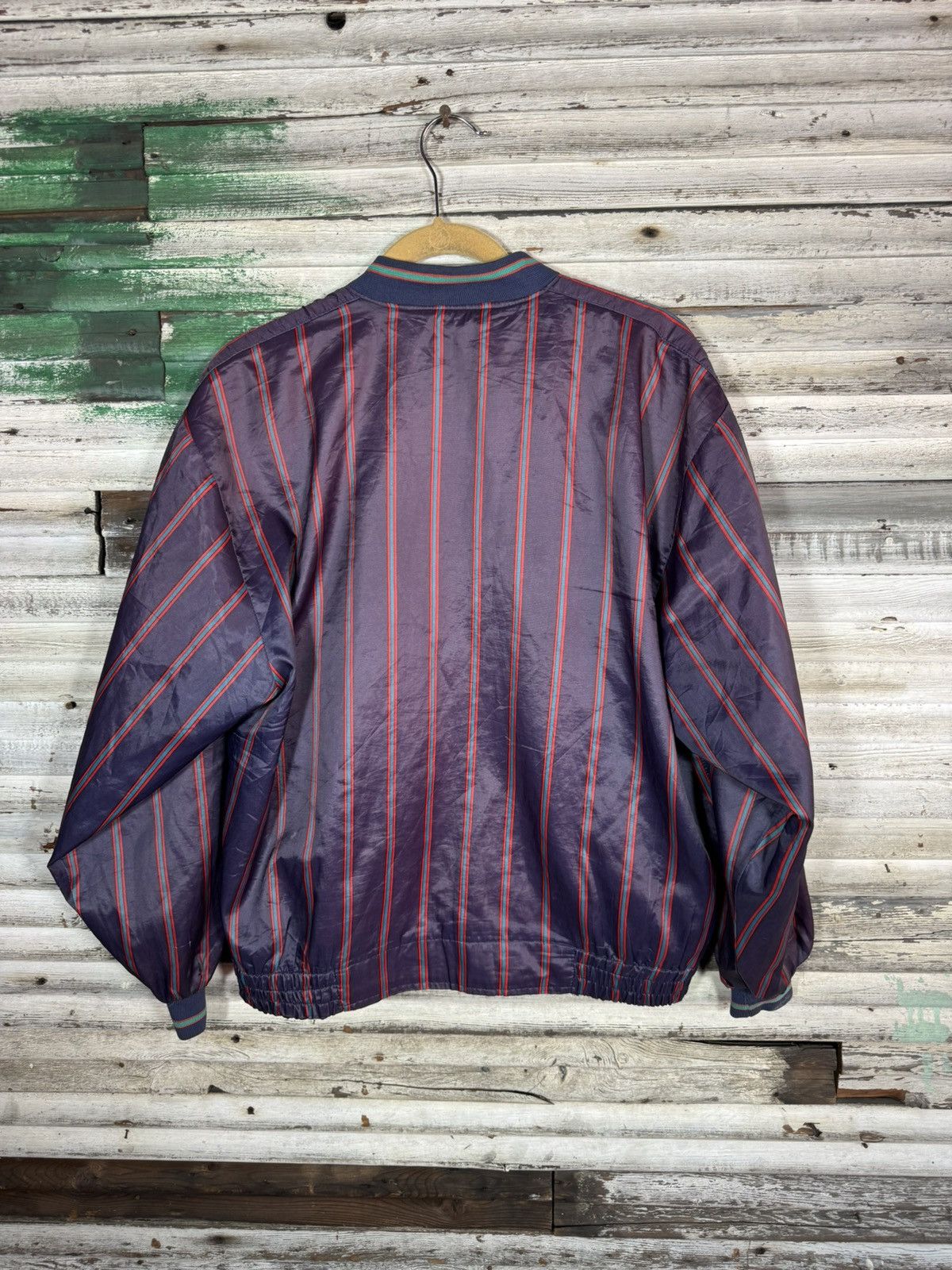 Vintage Striped Vintage Lightweight Jacket Size US L / EU 52-54 / 3 - 2 Thumbnail