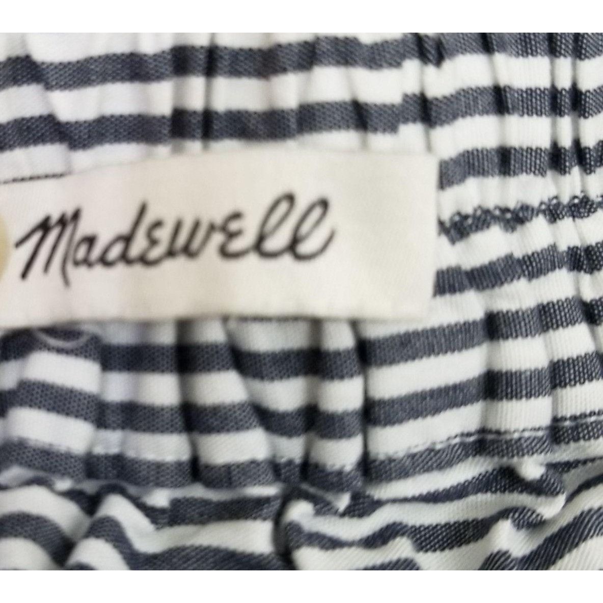 Madewell Madewell S Blue White Stripe Tiered Skirt Nautical Coastal E Size 27" / US 4 / IT 40 - 3 Thumbnail