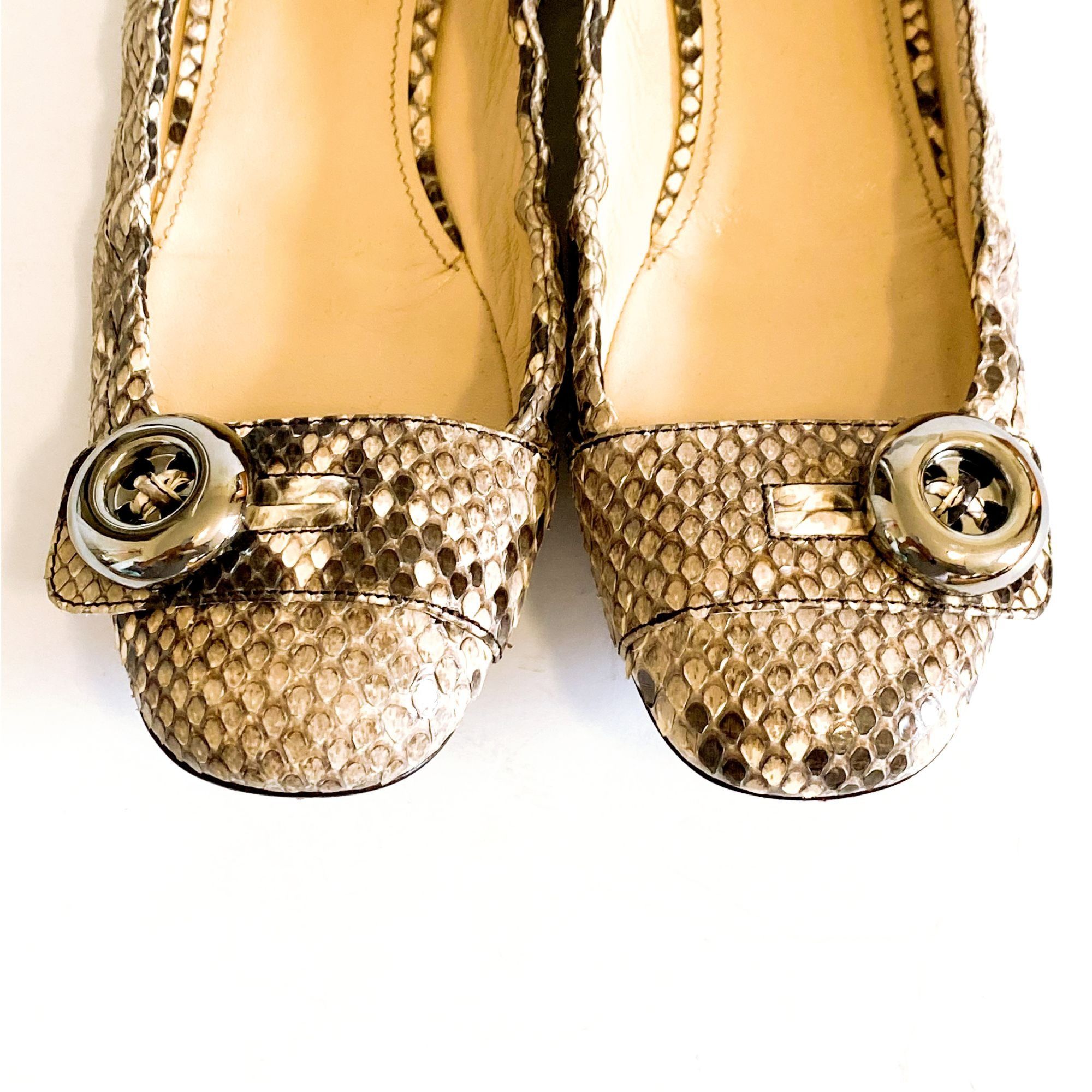 Prada Prada snake skin ballet flats, size 39 EU Size US 9 / IT 39 - 5 Thumbnail