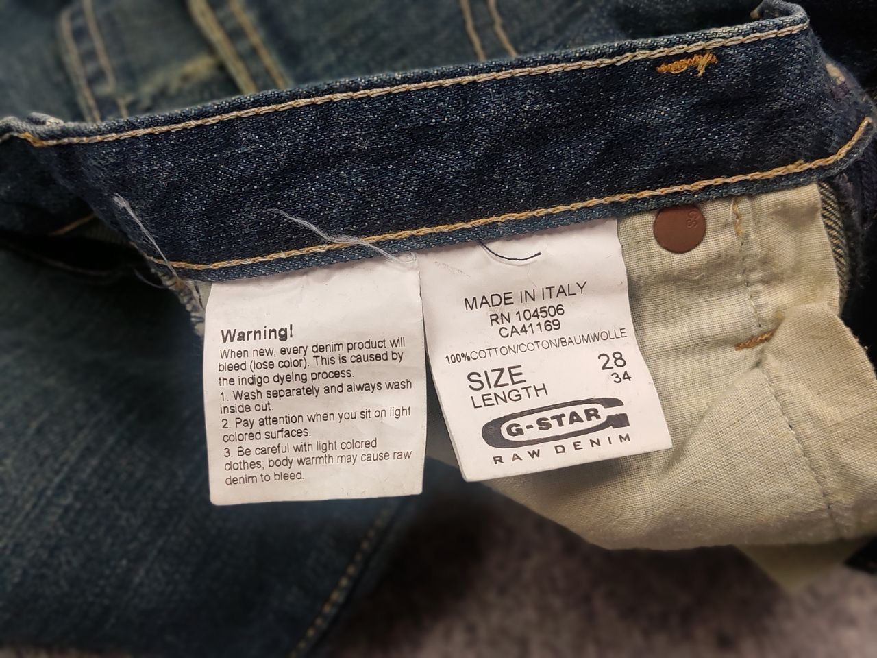 G-Star Vintage G Star Raw Y2K l.g.b. style flared low denim Jeans Size 28" / US 6 / IT 42 - 13 Thumbnail