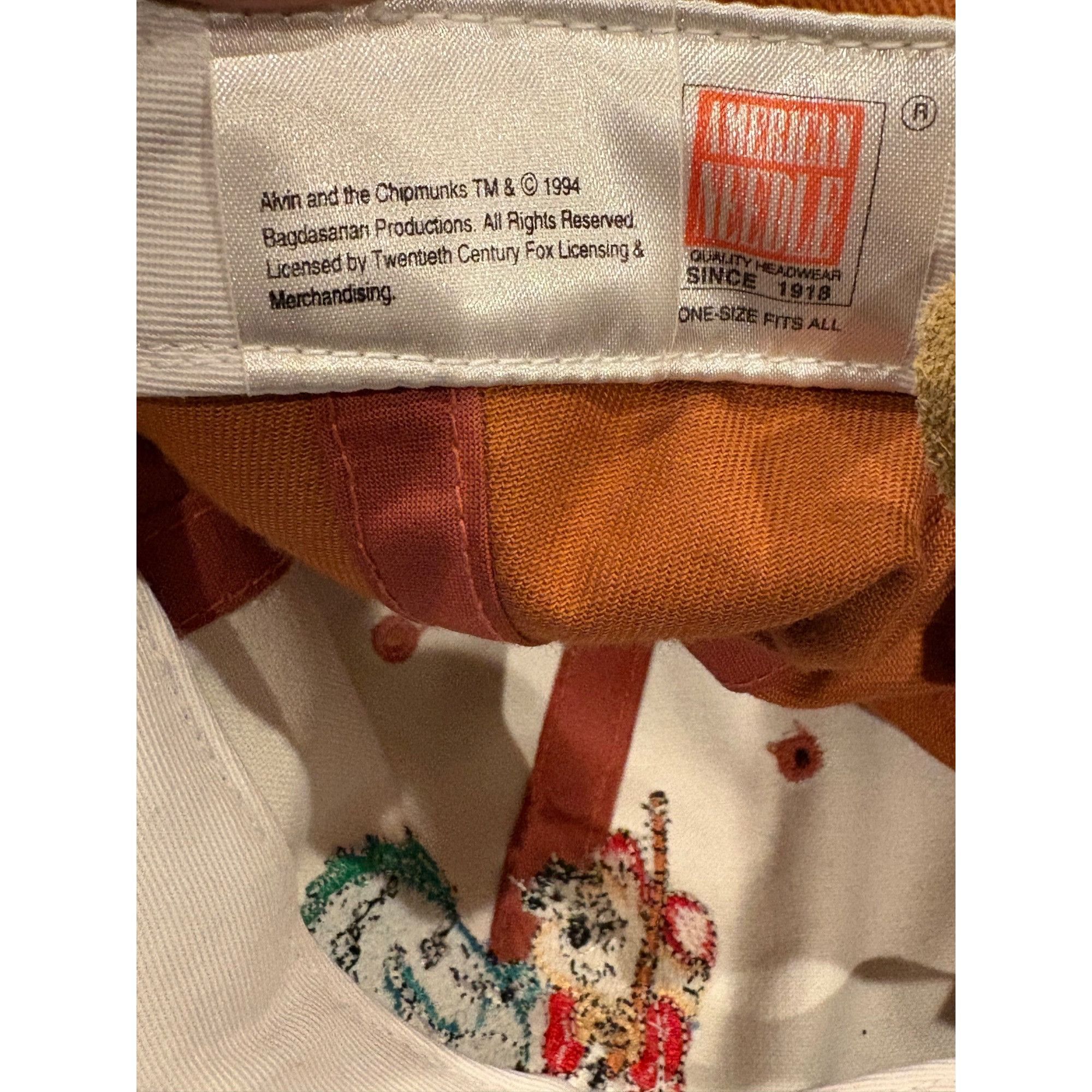American Needle Vintage 90s American Needle Alvin & The Chipmunks Fishing St Size ONE SIZE - 6 Thumbnail