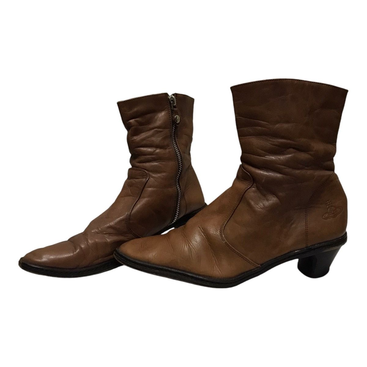 Vintage × Vivienne Westwood Vivienne Westwood Leather Boots Size US 6 / IT 36 - 6 Thumbnail