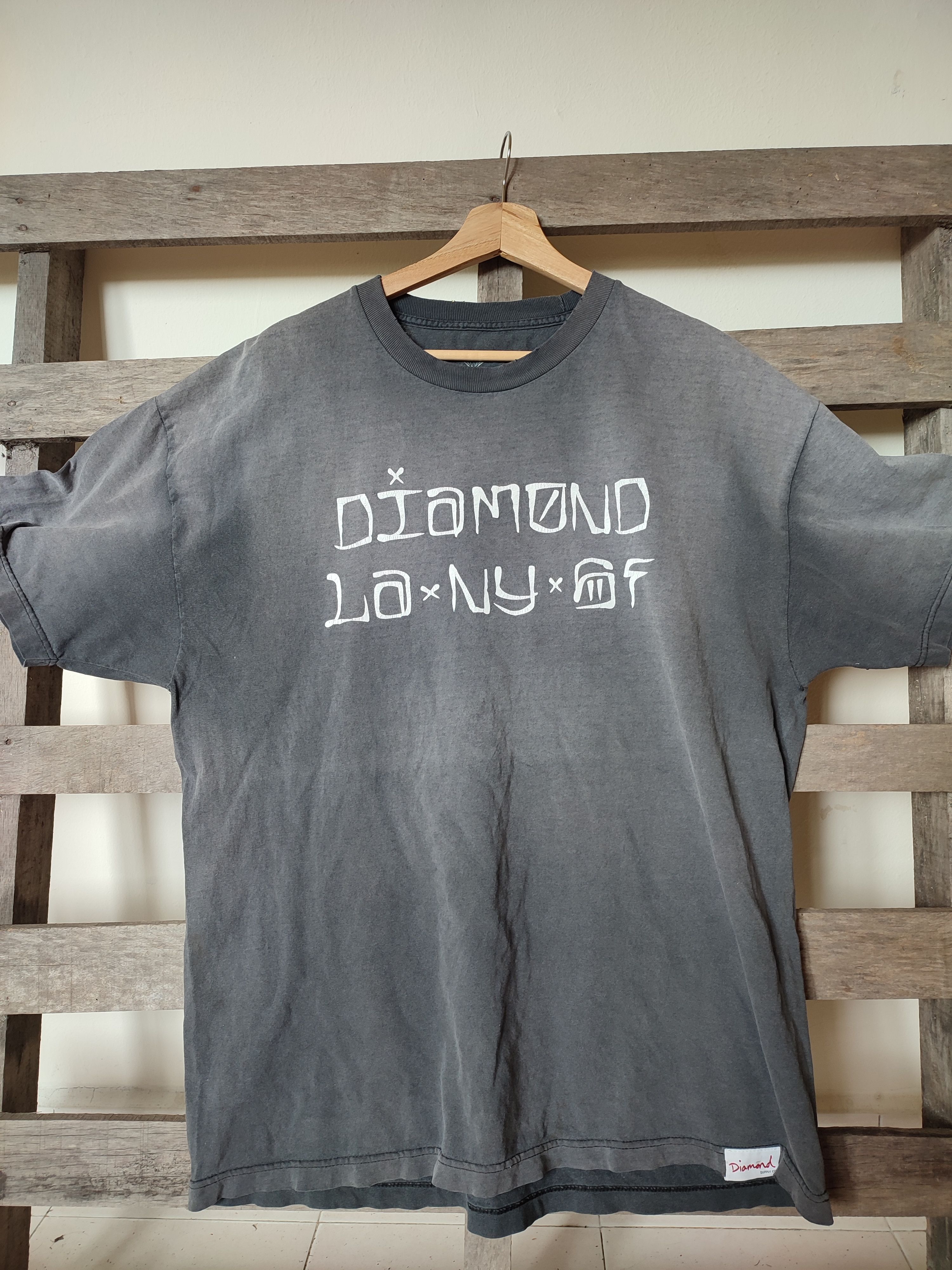 Vintage 💥 TRASHED VINTAGE 💥 DIAMOND SUPPLY CO x LA x NY DISTRESSED Size US XL / EU 56 / 4 - 10 Thumbnail
