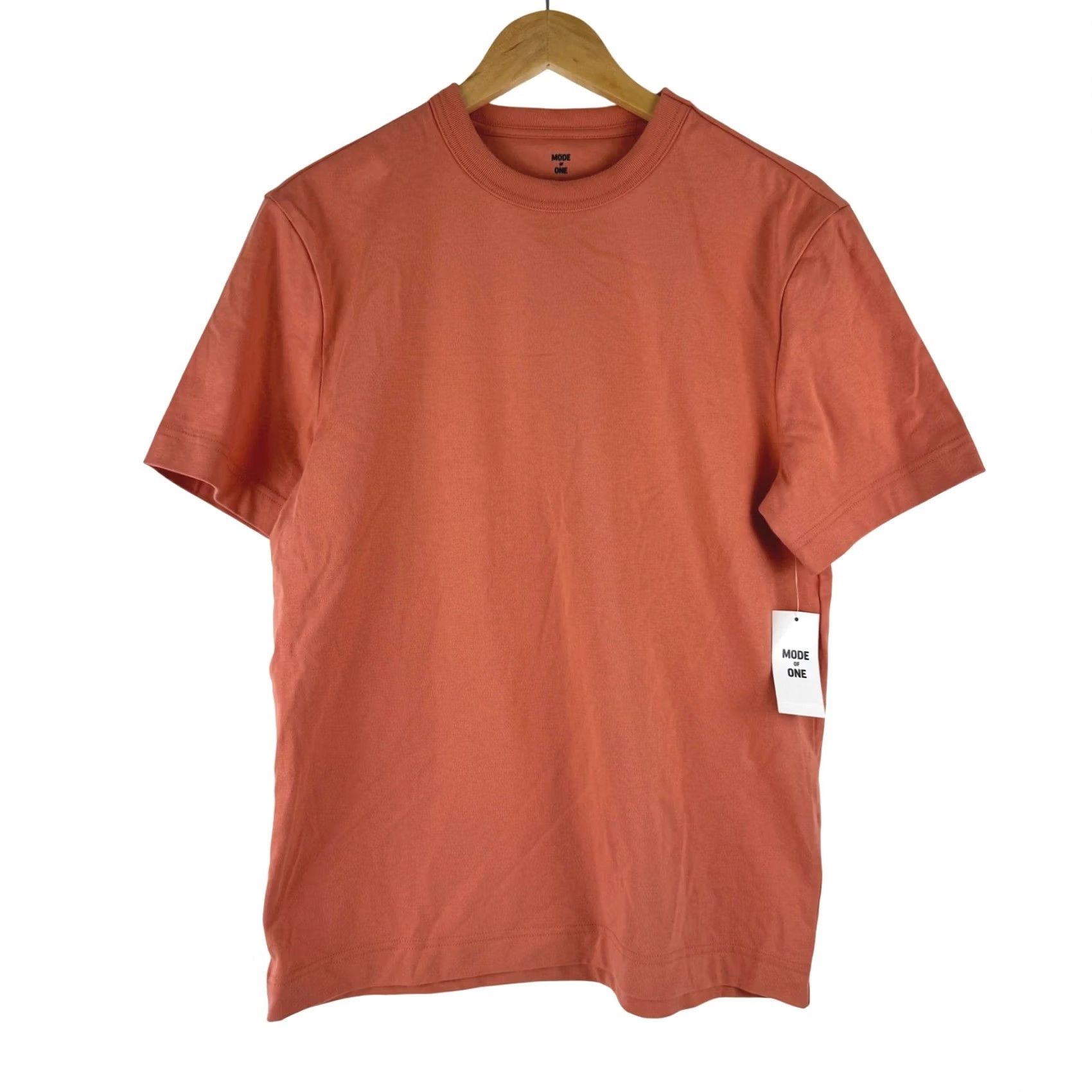 Vintage Mode of One Mens T-Shirt Crew Neck Sunbaked Clay Orange Short Sleeve 100187076MN NWT S Size US S / EU 44-46 / 1 - 2 Thumbnail
