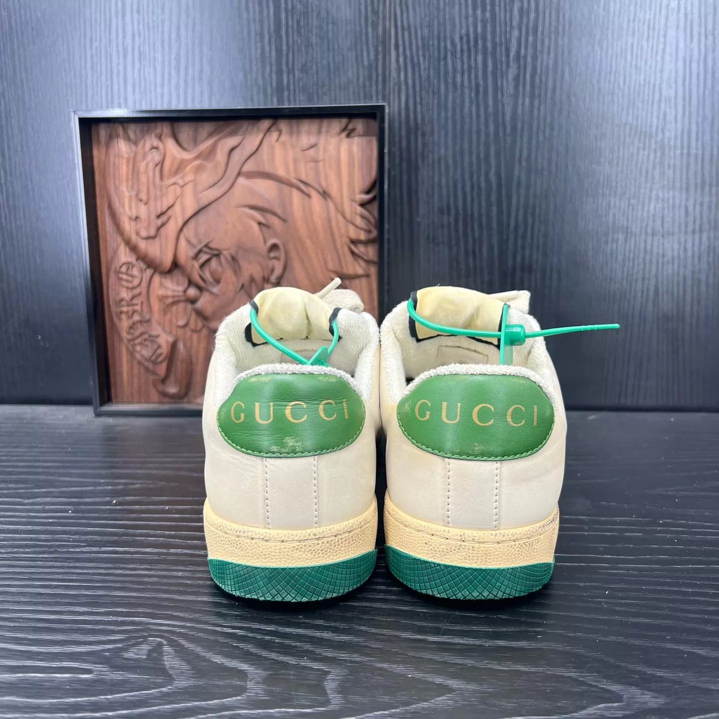Gucci Gucci Rhyton Gray Green 36 Like New Size US 5.5 / IT 35.5 - 5 Thumbnail