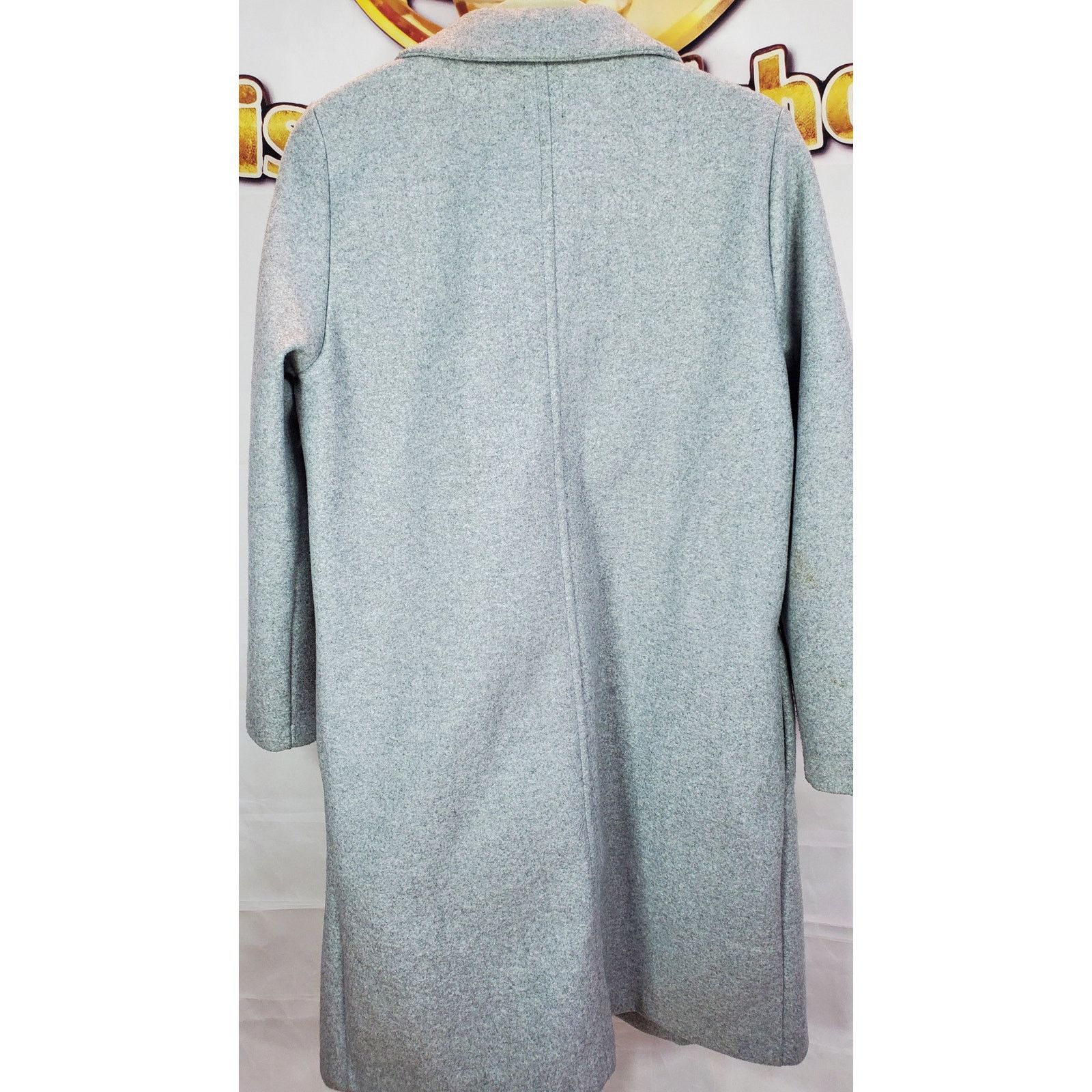 Zara Zara Grey Overflap Open Front Coat Jacket Large Size L / US 10 / IT 46 - 9 Thumbnail