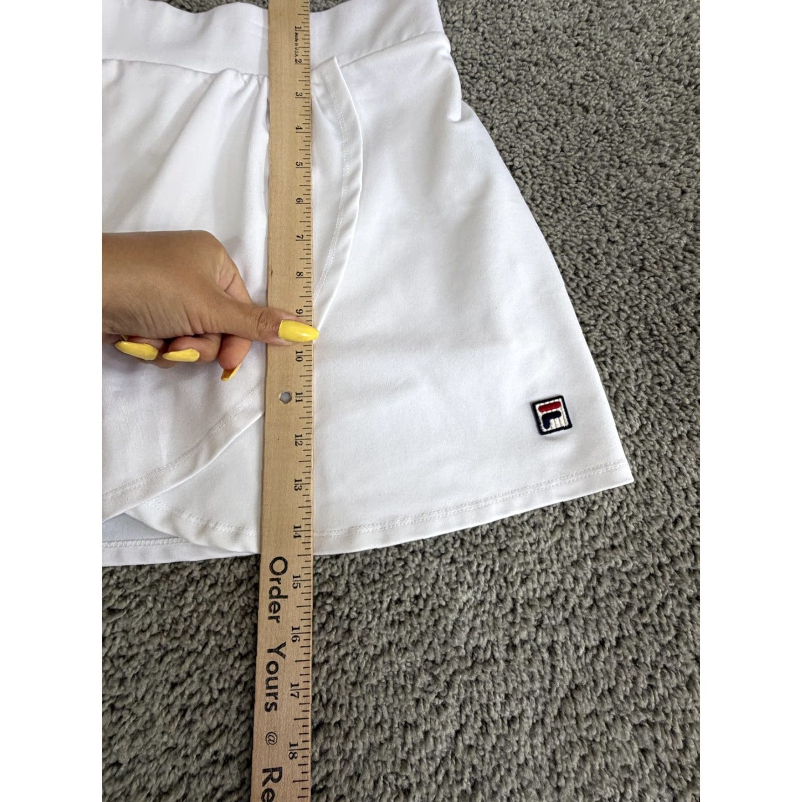 Fila FILA Skort Womens XL White Athletic Tennis Pull On Lined Tagless Elastic Waist Size ONE SIZE - 2 Thumbnail