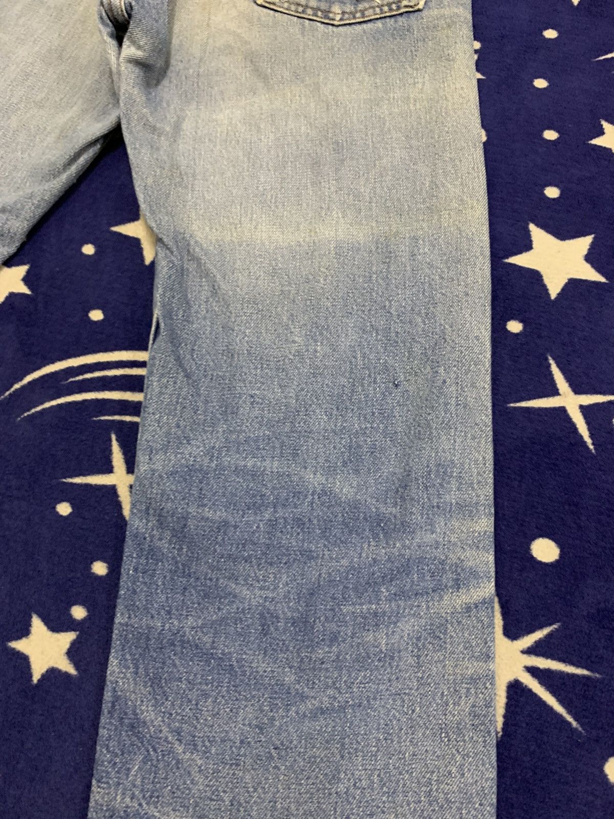 Levi's Vintage Clothing Levi’s 501 USA Vintage Denim Jeans — Altered & Distressed Size US 27 - 18 Thumbnail