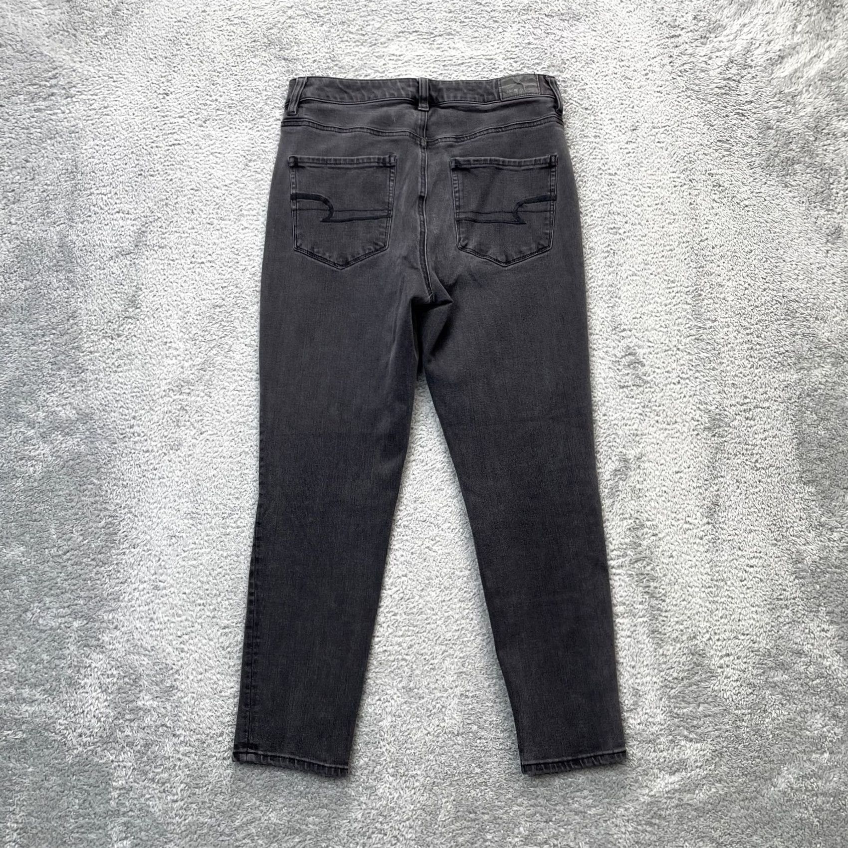 American Eagle Outfitters VINTAGE American Eagle Outfitters Jeans Womens 8 Gray High Rise Jegging Shirt Size 30" / US 8 / IT 44 - 2 Thumbnail