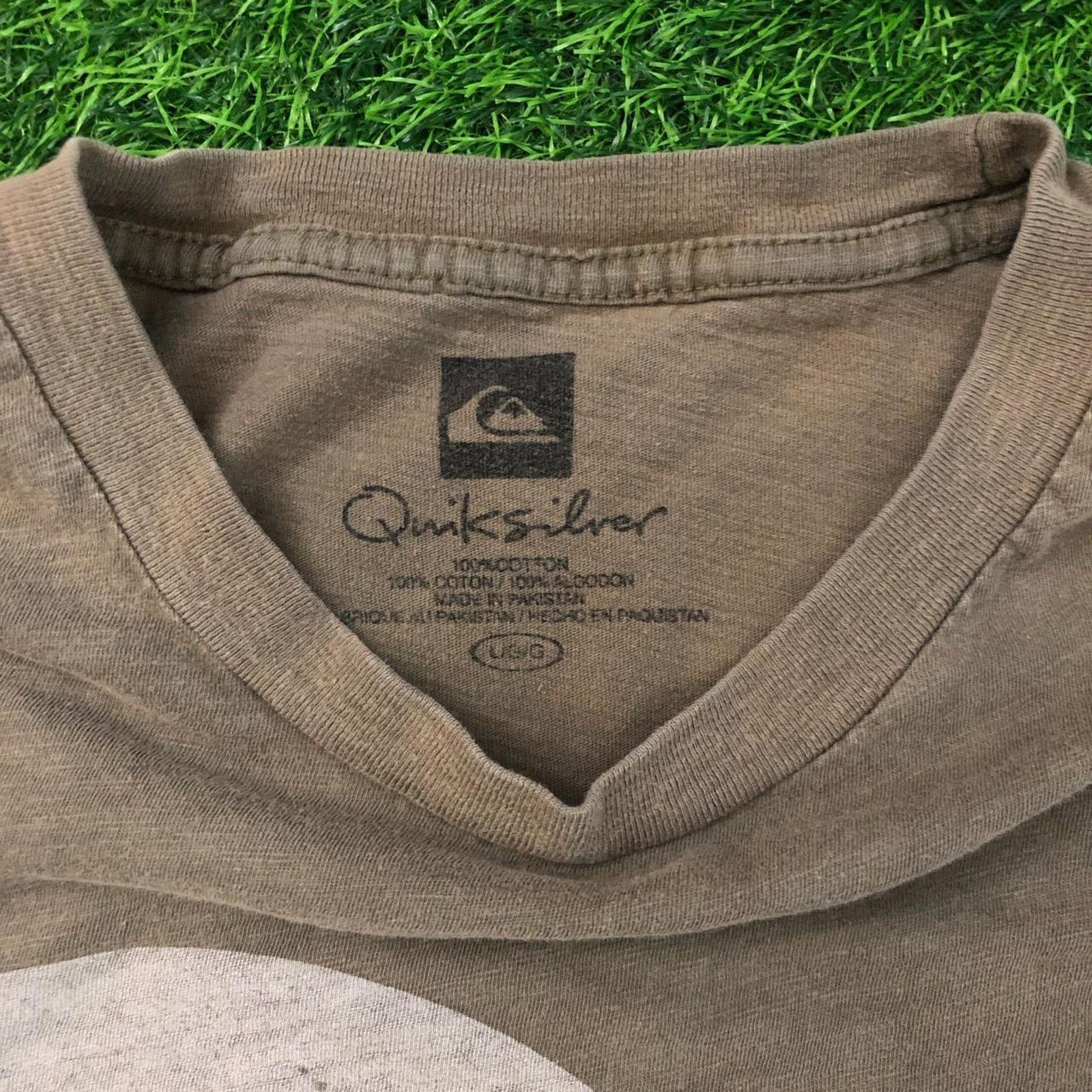 Quiksilver Olive Quicksilver Ocean Views Graphic Tee Size US L / EU 52-54 / 3 - 3 Thumbnail