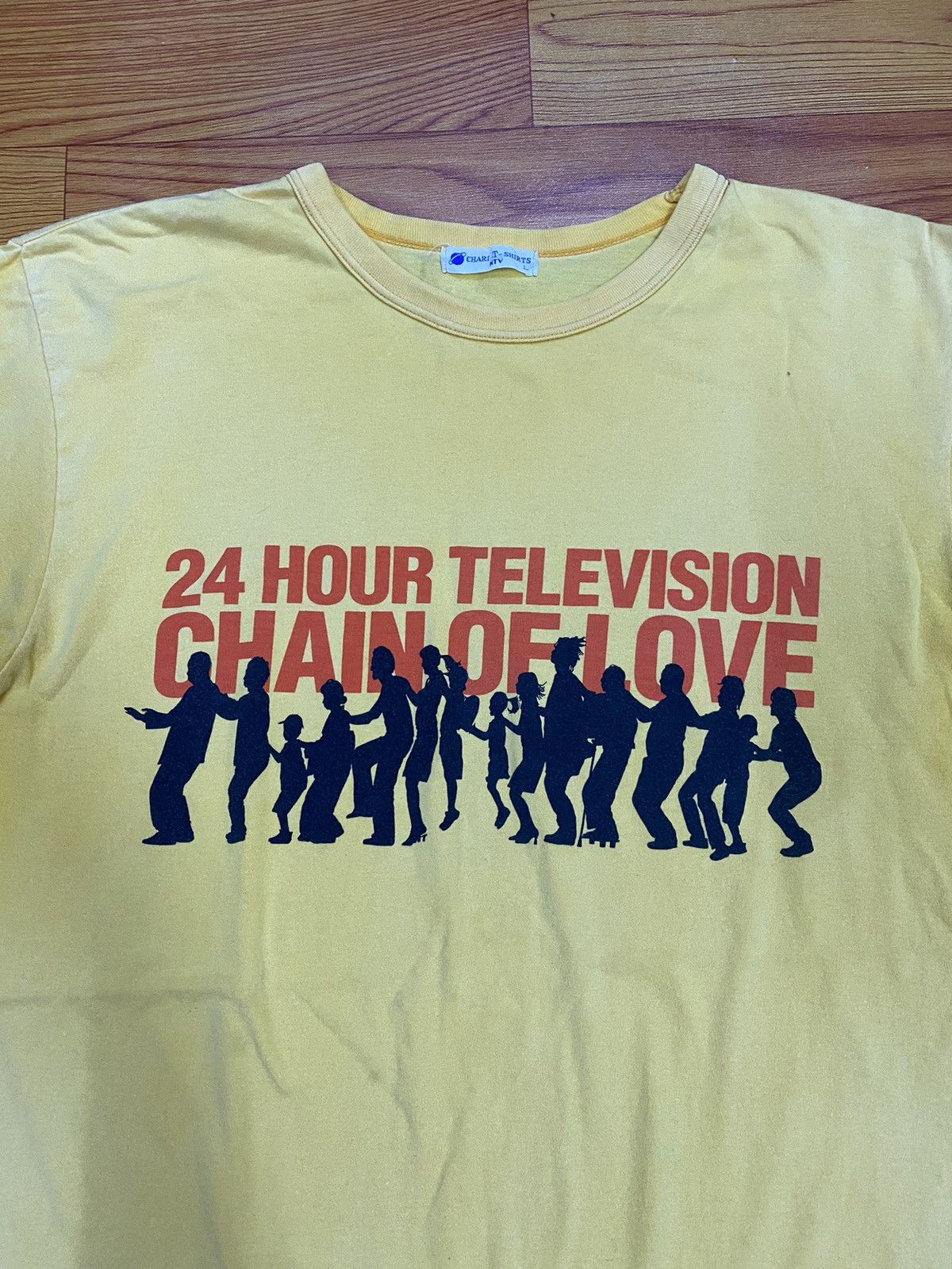 Japanese Brand × Takashi Murakami × Vintage Vintage 24 Hour Television Tee Size US M / EU 48-50 / 2 - 2 Thumbnail