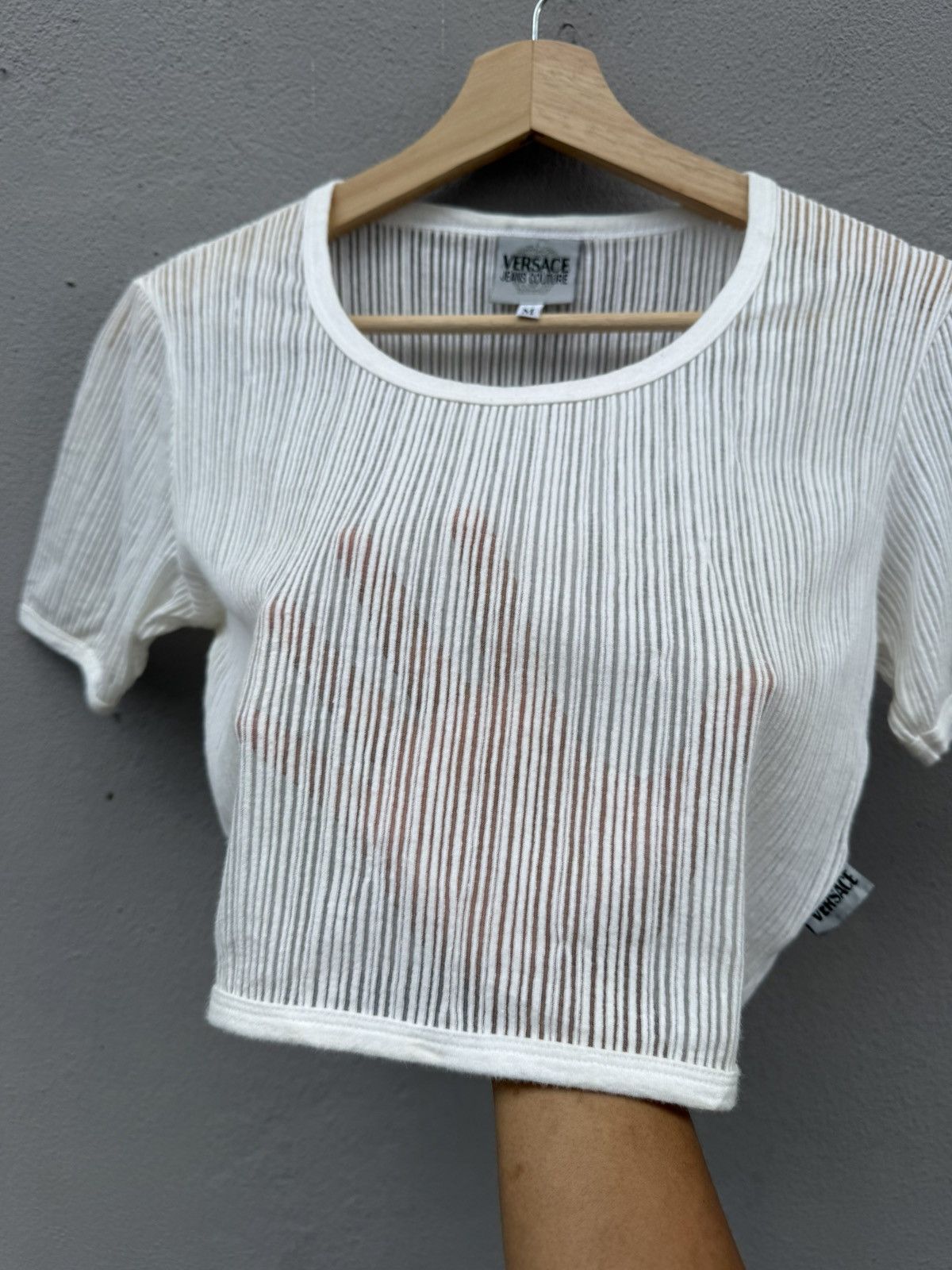 Versace × Versace Jeans Couture Visible Crop Top Size M / US 6-8 / IT 42-44 - 4 Thumbnail