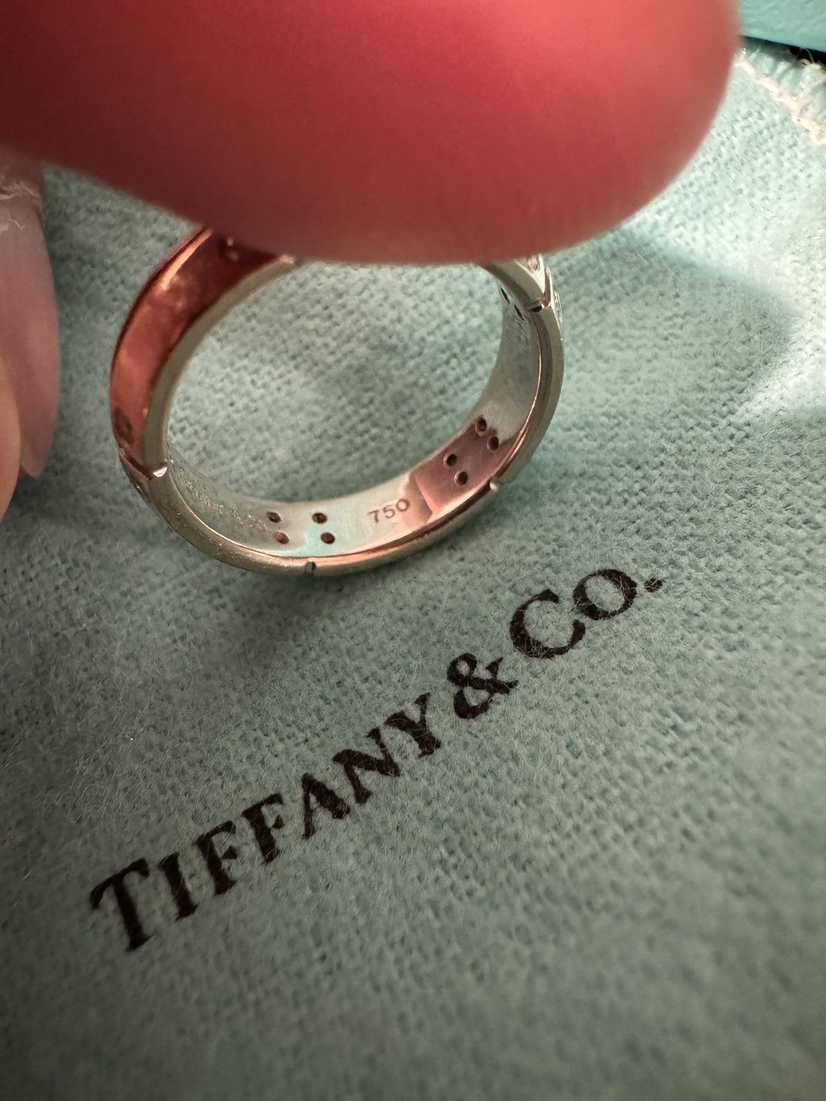 Tiffany & Co. Tiffany & CO White Gold Streamerica Ring Size ONE SIZE - 5 Thumbnail