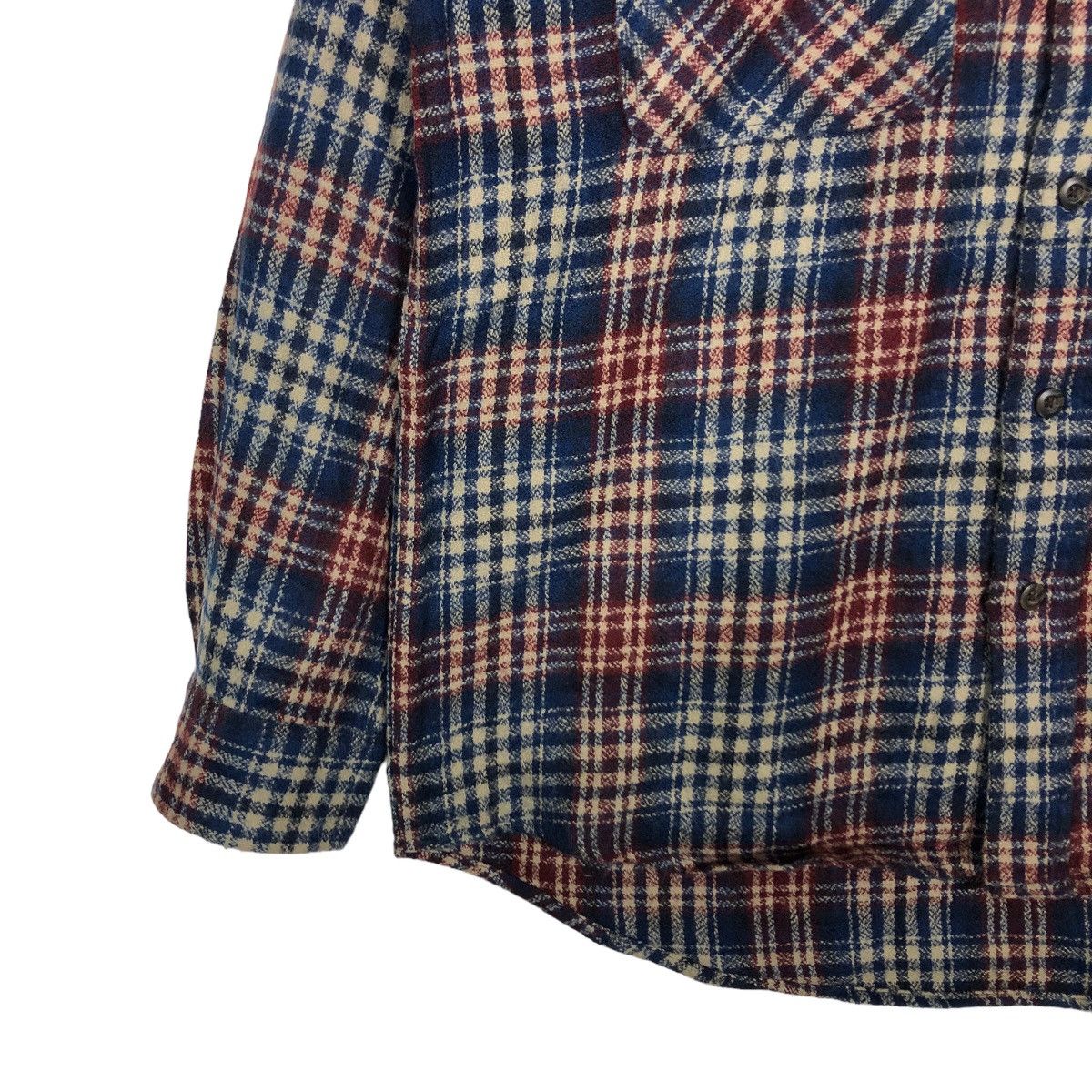 Flannel 🔥90s Sereno Basic Issey Miyake Flannel Jacket Tartan Design Size US L / EU 52-54 / 3 - 4 Thumbnail