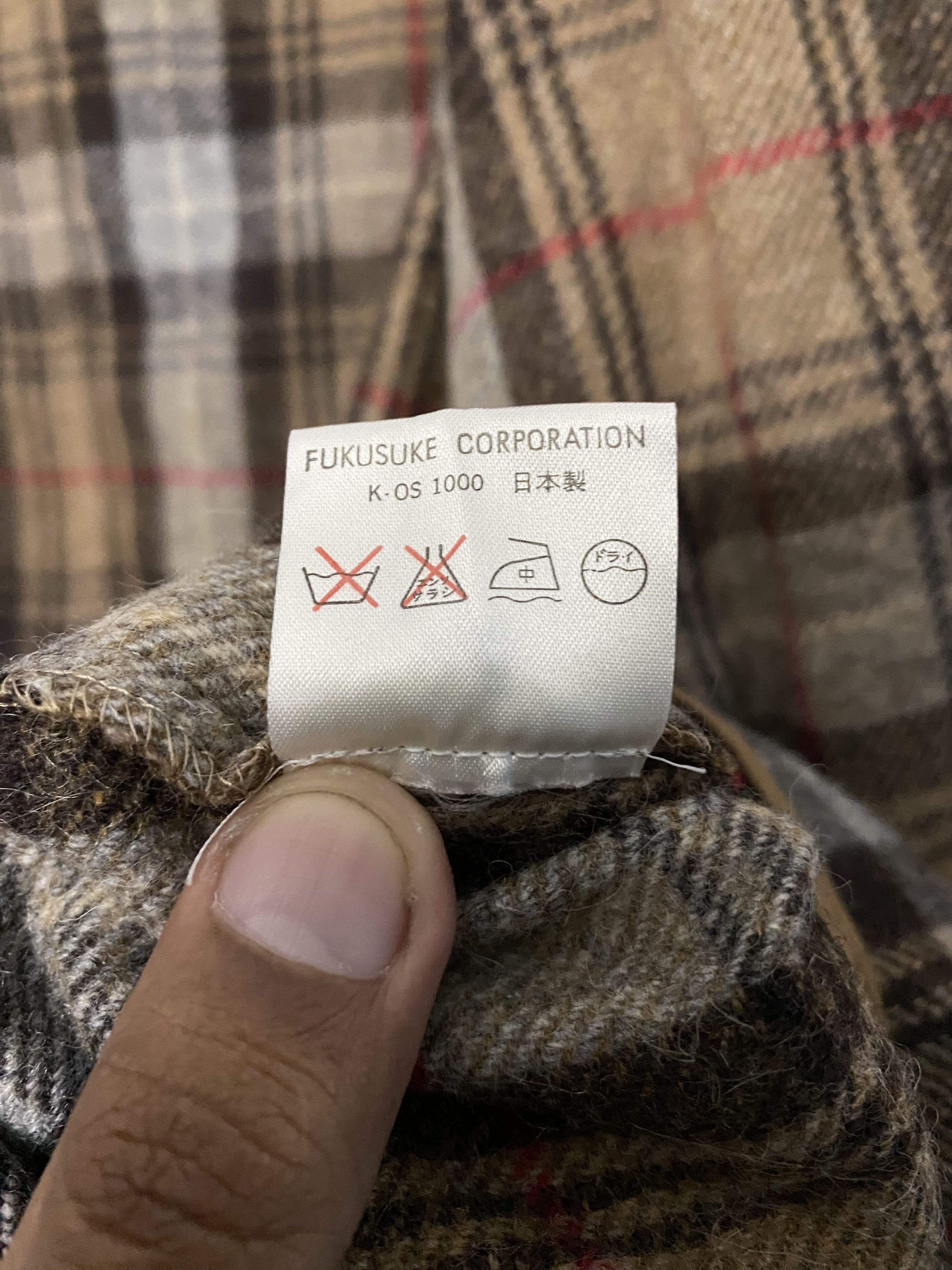 Lancel VTG Lancel Paris Field Jacket Detachable Plaid Wool Liner Size US L / EU 52-54 / 3 - 11 Thumbnail