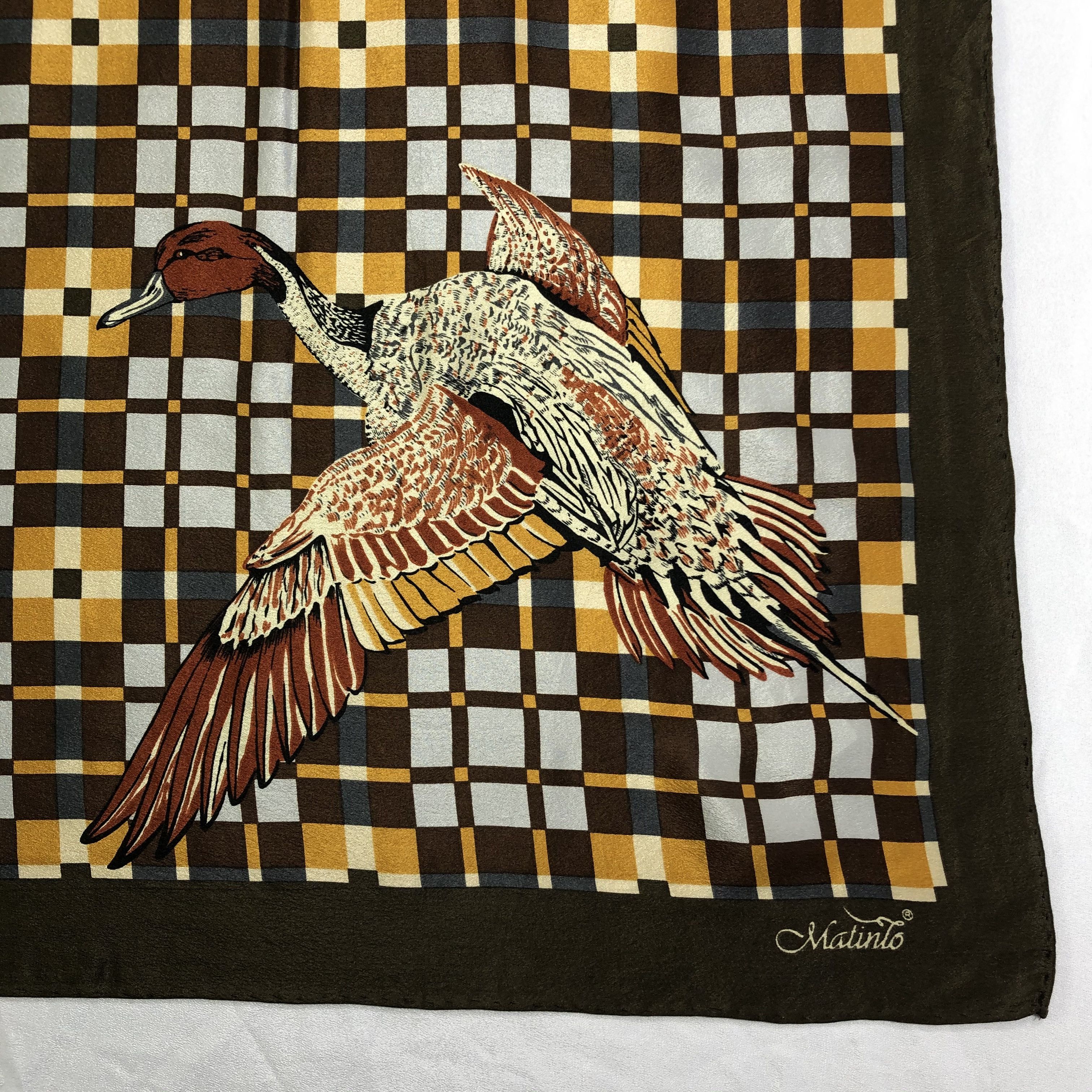 Vintage Vintage Matinlo Silk Scarf Size ONE SIZE - 4 Thumbnail