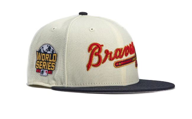 Hat Club Sz 7 1/4 - Hat Club Exclusive Atlanta Braves 2021 World SR Size ONE SIZE - 6 Thumbnail
