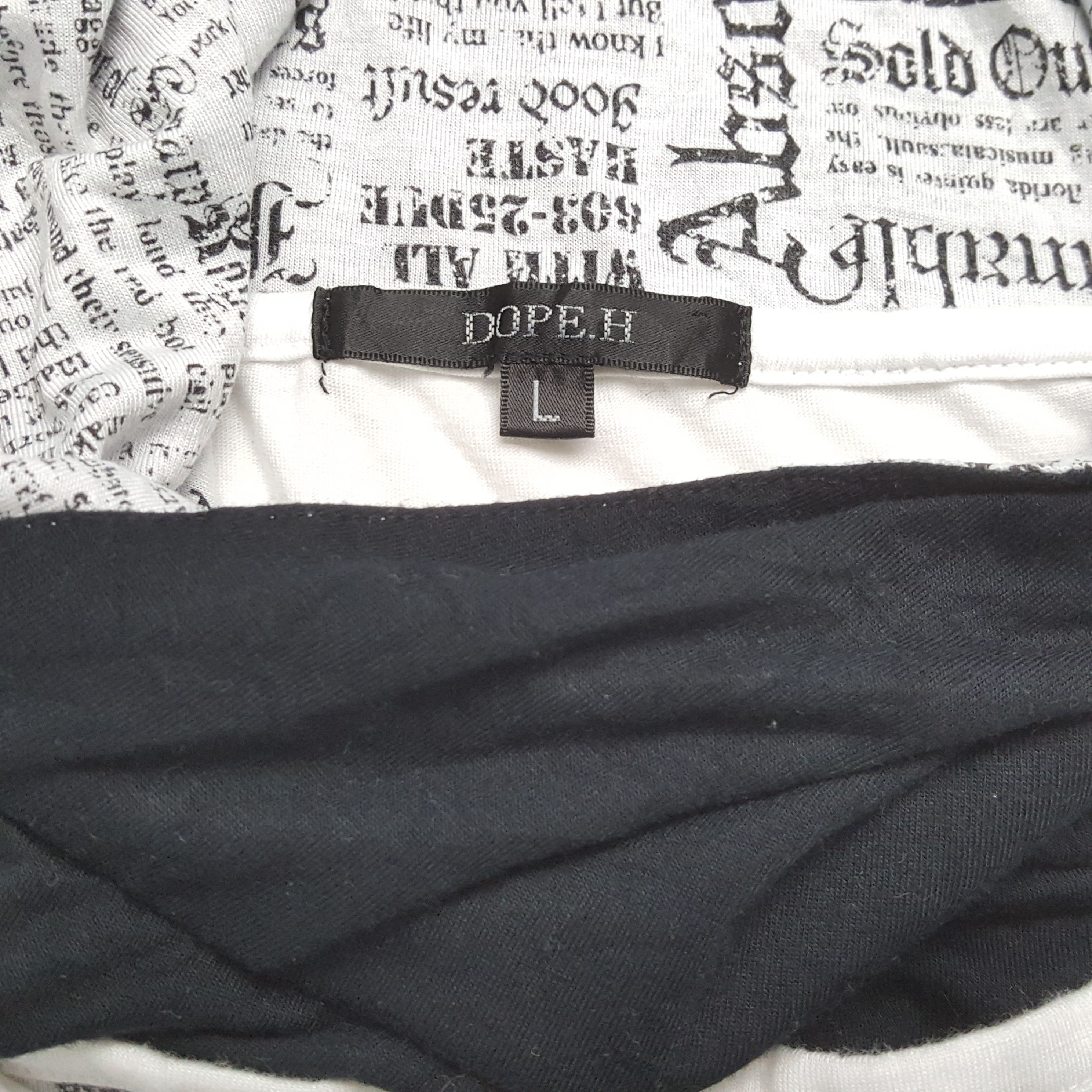 Japanese Brand × Vintage Vintage DOPE.H Japanese Brand Punk Style T-Shirts Size US S / EU 44-46 / 1 - 10 Thumbnail