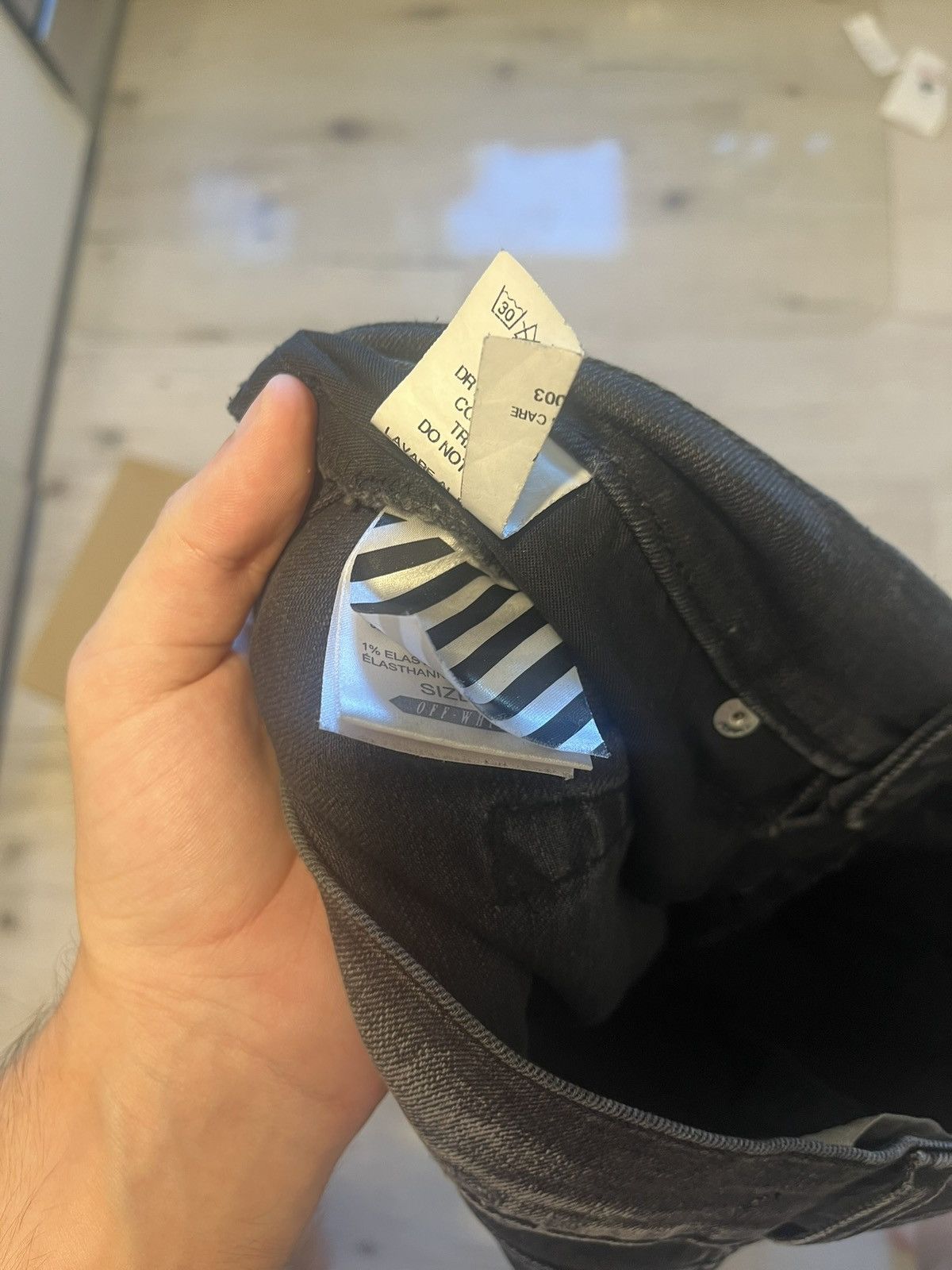 Off-White Off White Denim Jeans Ripped Size US 33 - 7 Thumbnail