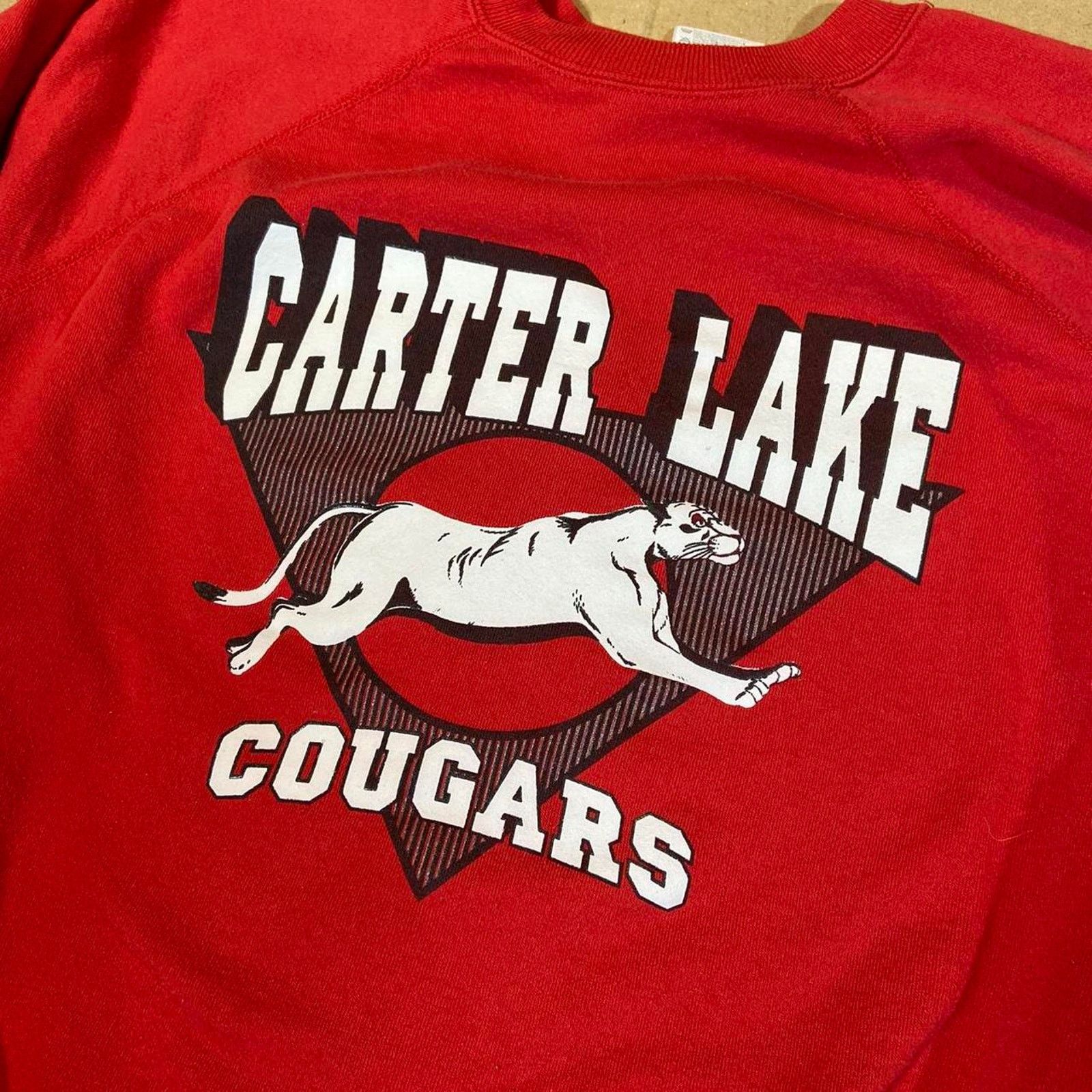 London Fog 90s red carter lake crewneck sweater Size US XXL / EU 58 / 5 - 2 Thumbnail