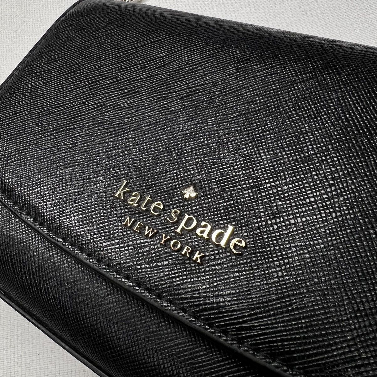 Kate Spade Kate Spade Cross Body Wallet Black Clutch Bag Black Flap Size ONE SIZE - 3 Thumbnail