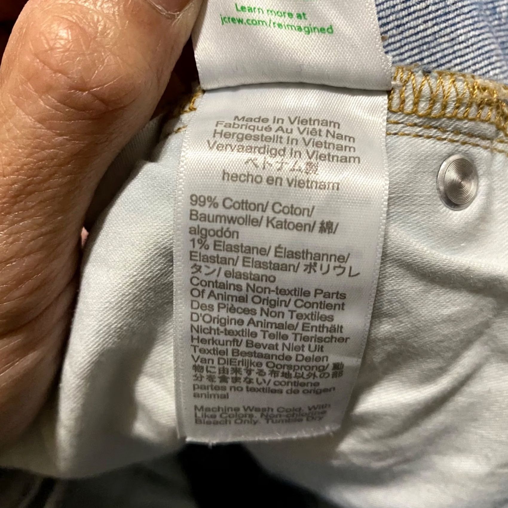 J.Crew J.Crew Jeans Womens 26 Classic Straight High Rise Denim Blue Medium Wash Raw Hem Size 26" / US 2 / IT 38 - 4 Thumbnail