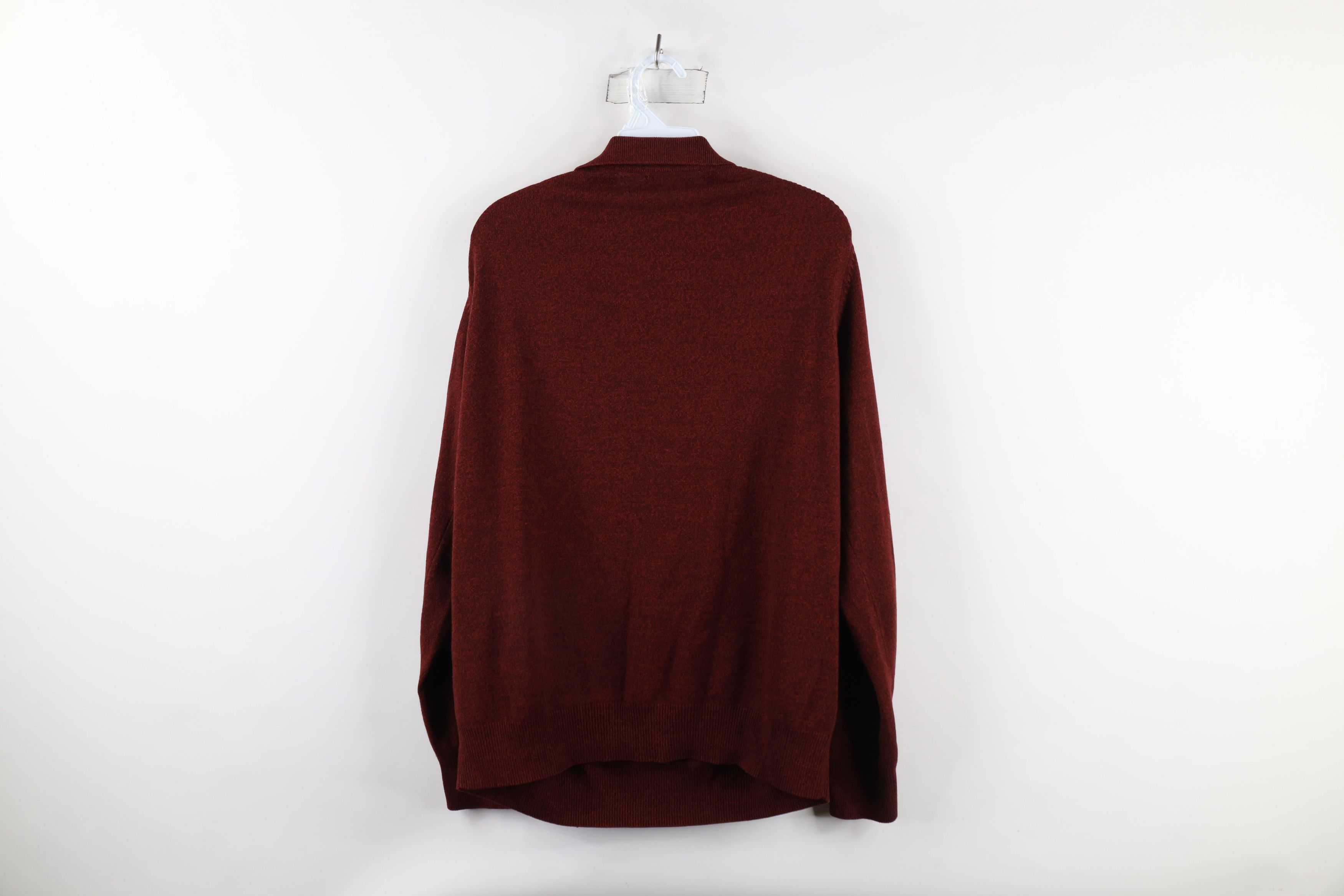 Vintage Vintage 90s Streetwear Ribbed Knit Collared Pullover Sweater Size US L / EU 52-54 / 3 - 8 Thumbnail