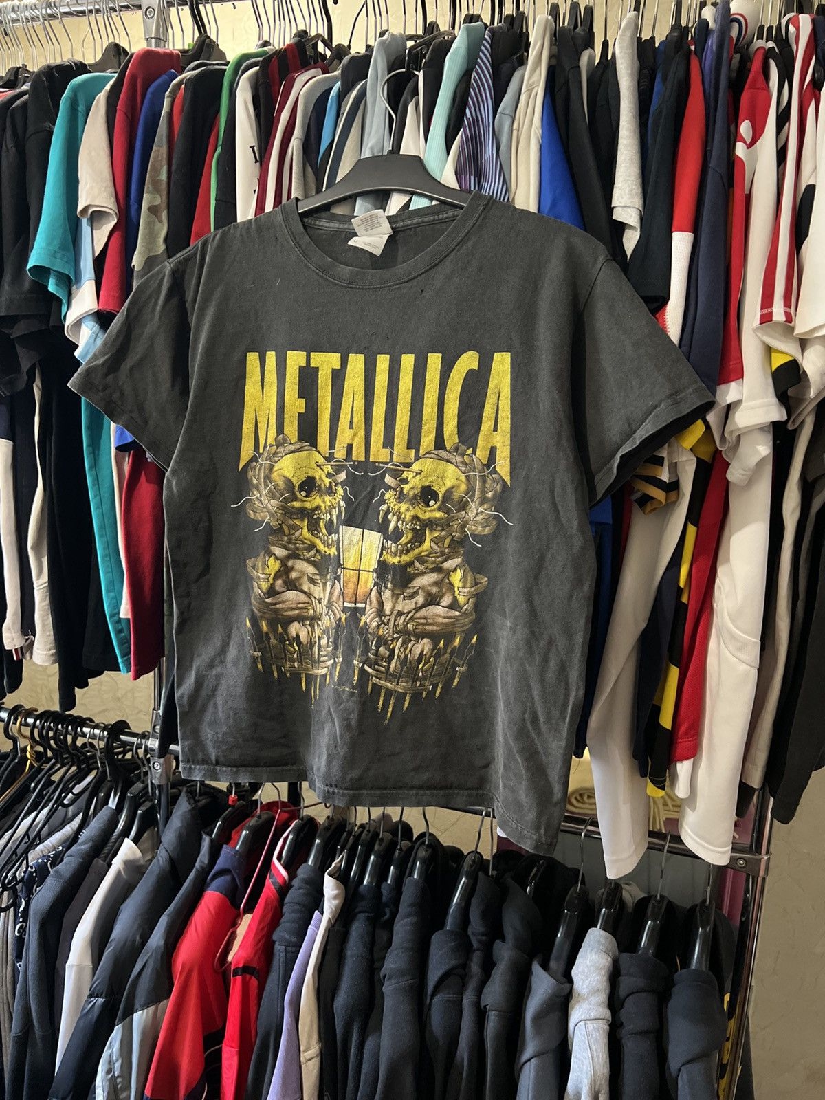 Band Tees 2005/2006 VINTAGE METALLICA PUSHEAD SUNMER TOUR BAND T SHIRT Size US M / EU 48-50 / 2 - 2 Thumbnail