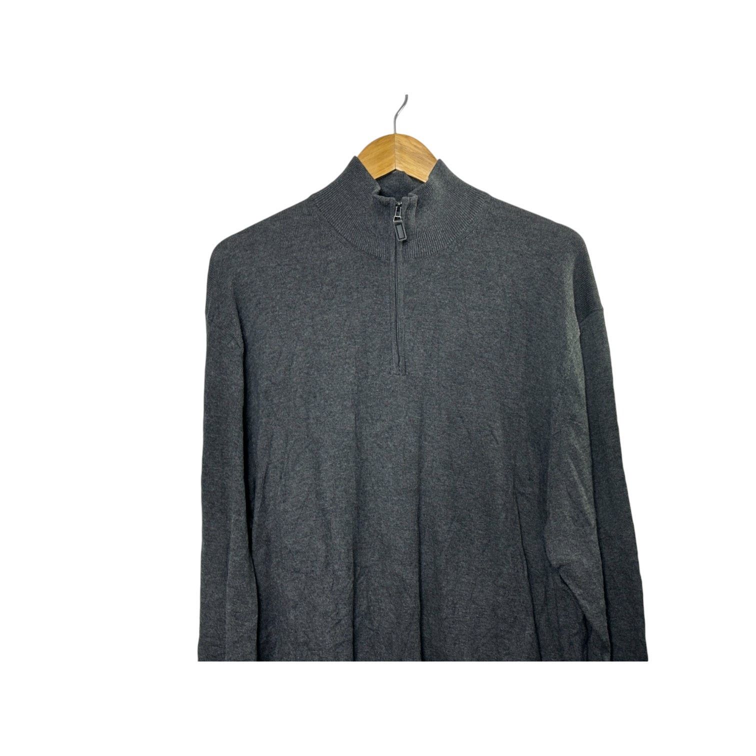 Jos. A. Bank Jos. A. Bank Traveler Pima Cotton 1/4 Zip Sweater Men's XL Size US XL / EU 56 / 4 - 2 Thumbnail