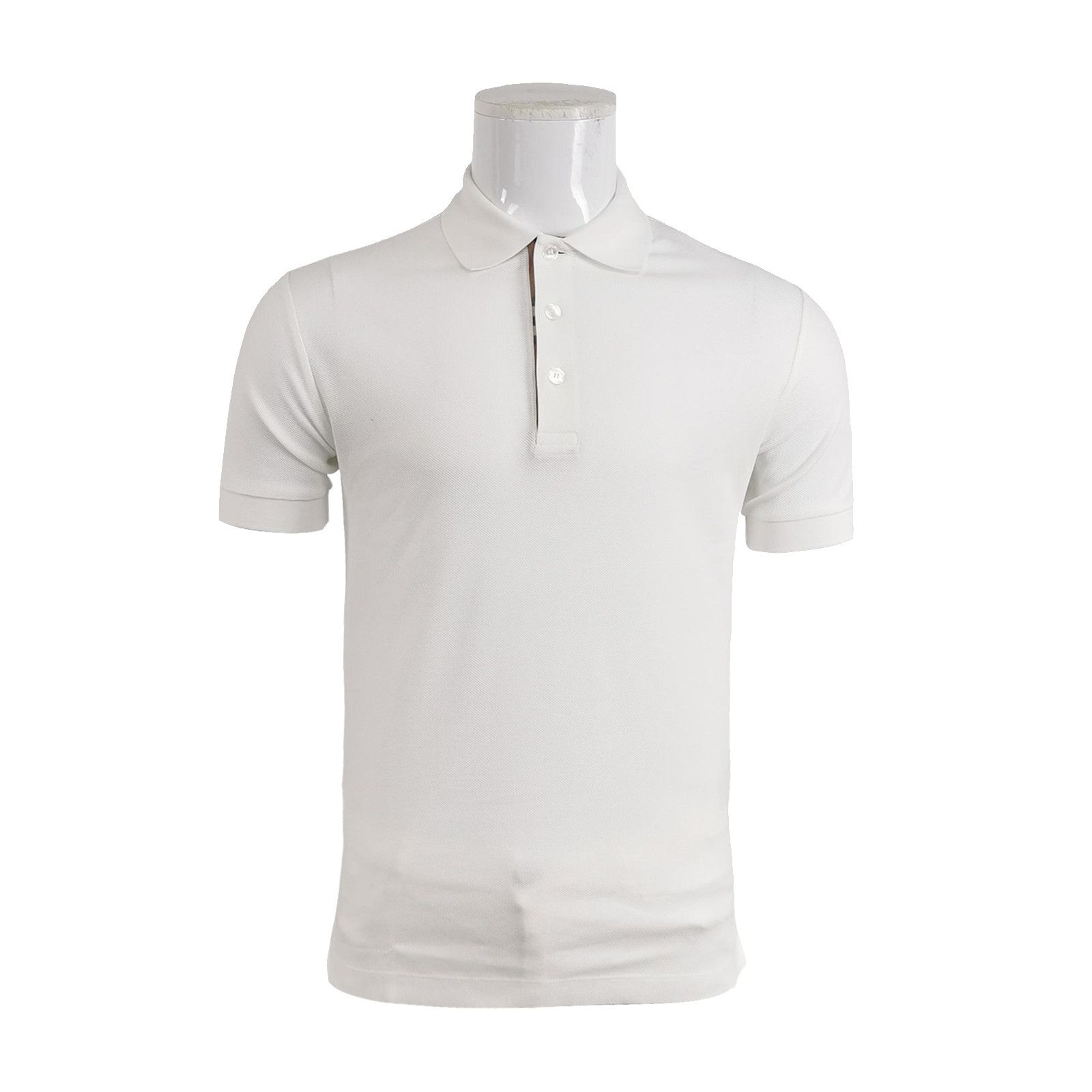 Burberry Burberry White Cotton Polo Shirt Size S Size US S / EU 44-46 / 1 - 1 Thumbnail