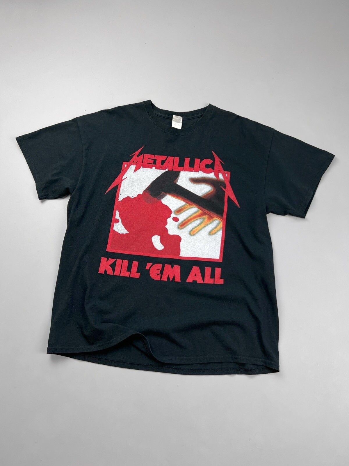 Vintage Vintage Metallica Kill 'em All Reprint Tee Shirt Size US XXL / EU 58 / 5 - 1 Preview