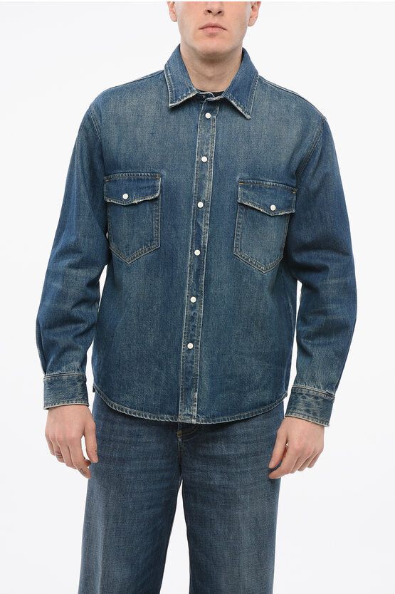 o1y0525 Denim Shirt in Blue