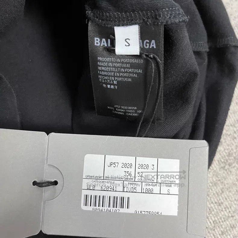 Balenciaga Balenciaga Home Black Gym Wear GW Short Sleeve Size US S / EU 44-46 / 1 - 3 Thumbnail