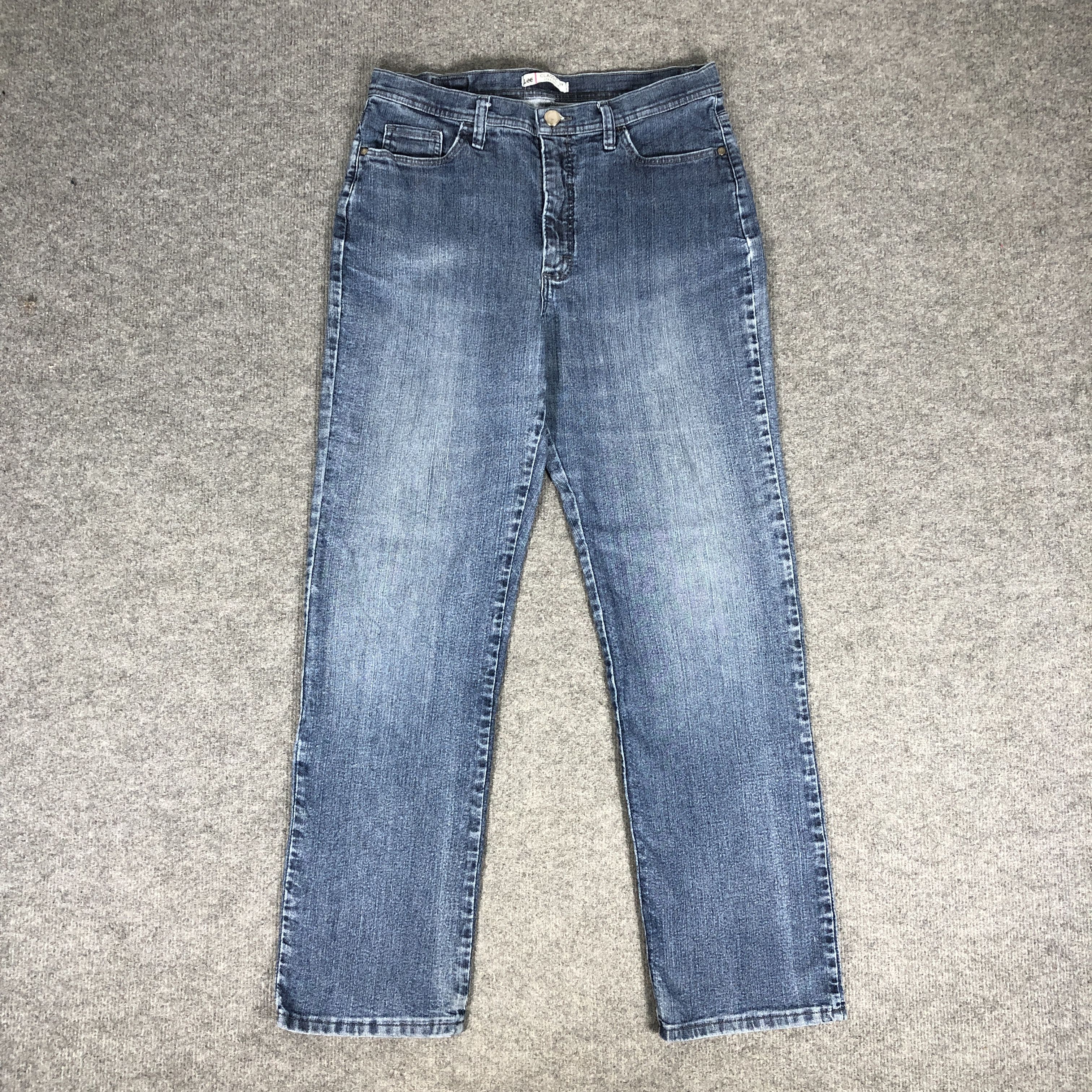 Lee × Vintage Womens Vintage Lee Jeans Classic Fit Straight Leg L1096W Size 32" / US 10 / IT 46 - 1 Thumbnail